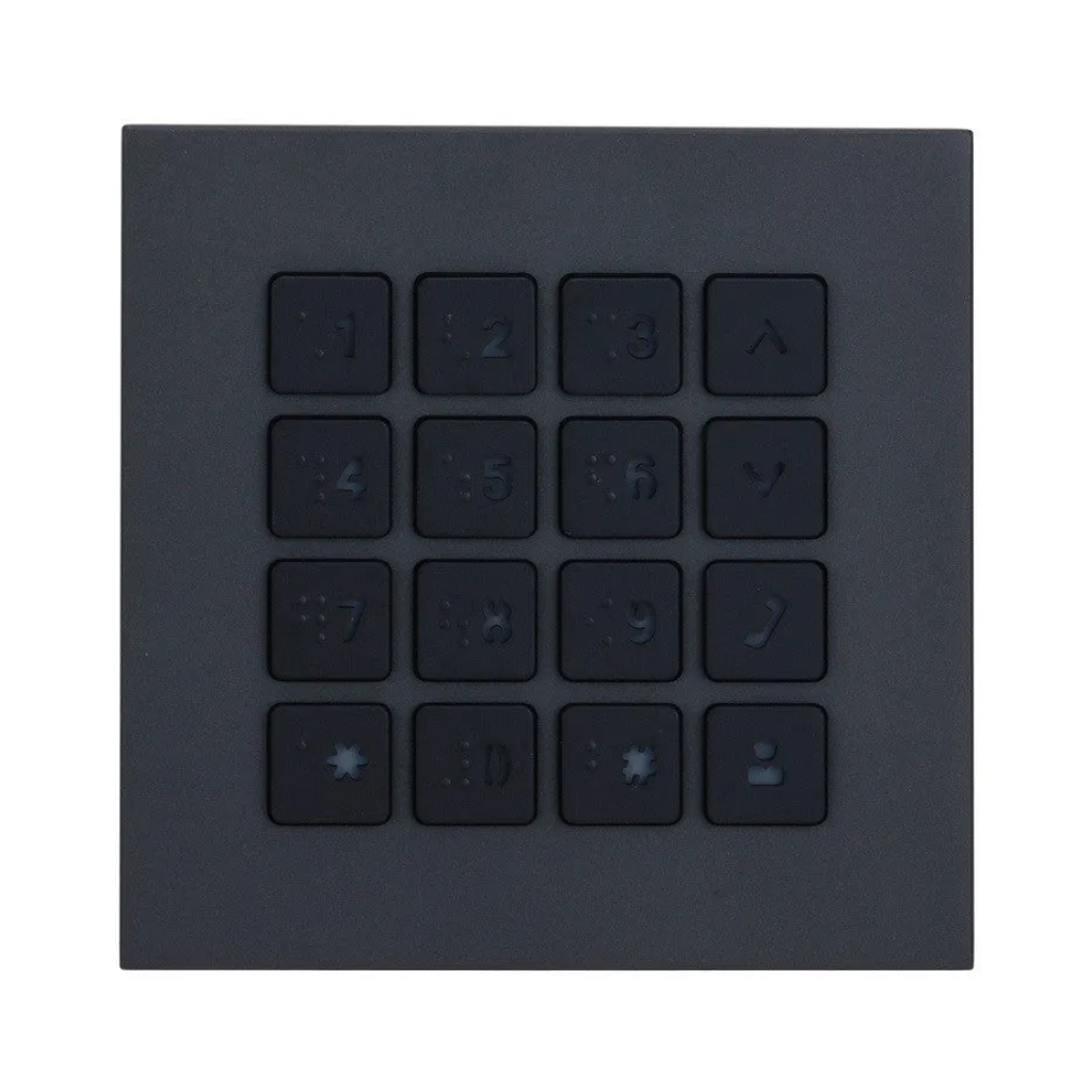 DAHUA - VTO4202FB-MK Πληκτρολόγιο 16 πλήκτρων. Xρώμα Μαύρο - Κύρια εικόνα προϊόντος