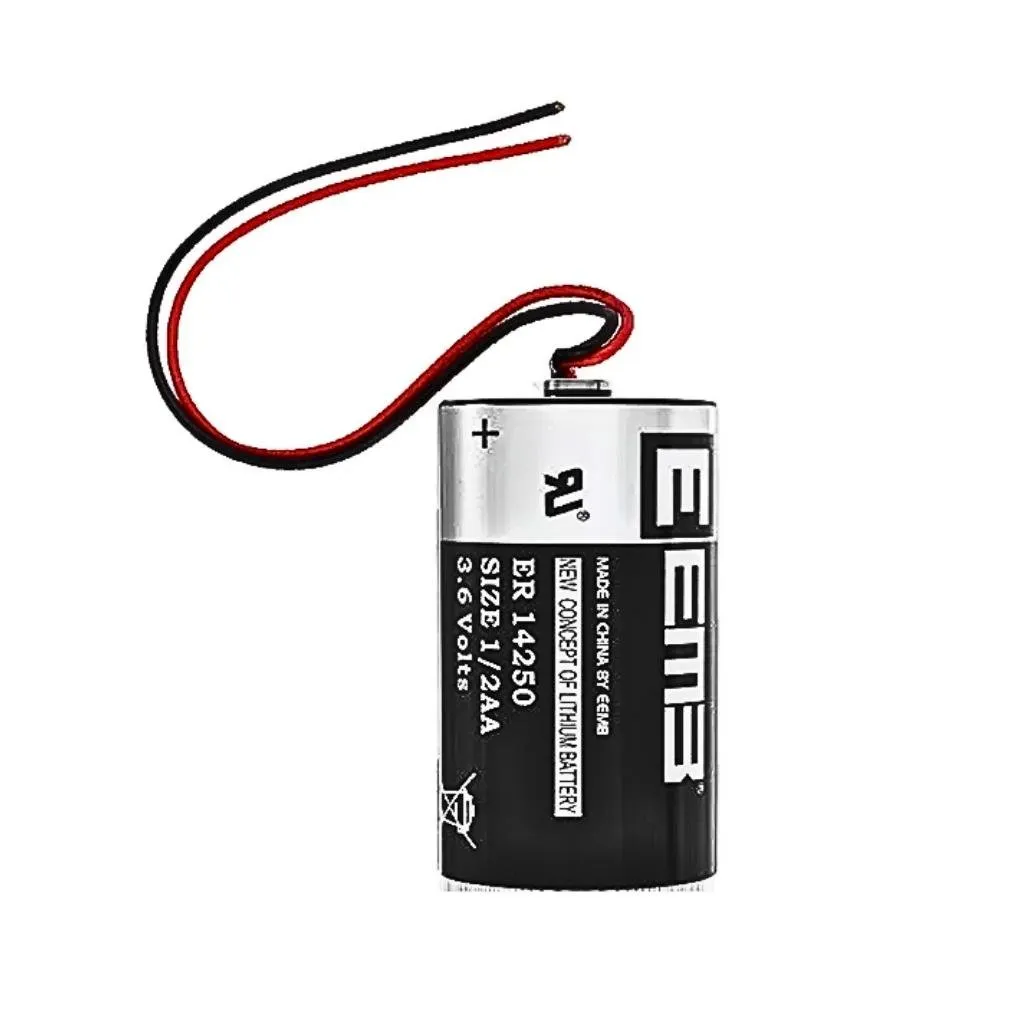 EEMB 3.6V 1.2Ah 1 / 2AA – Κυλινδρική Μπαταρία Λιθίου με καλώδιο