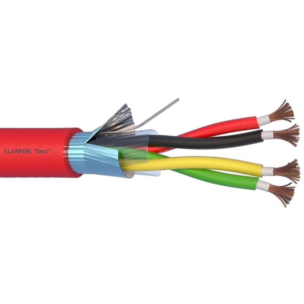 Elan Καλώδιο Πυρανίχνευσης Χαλκού με Θωράκιση 4x1