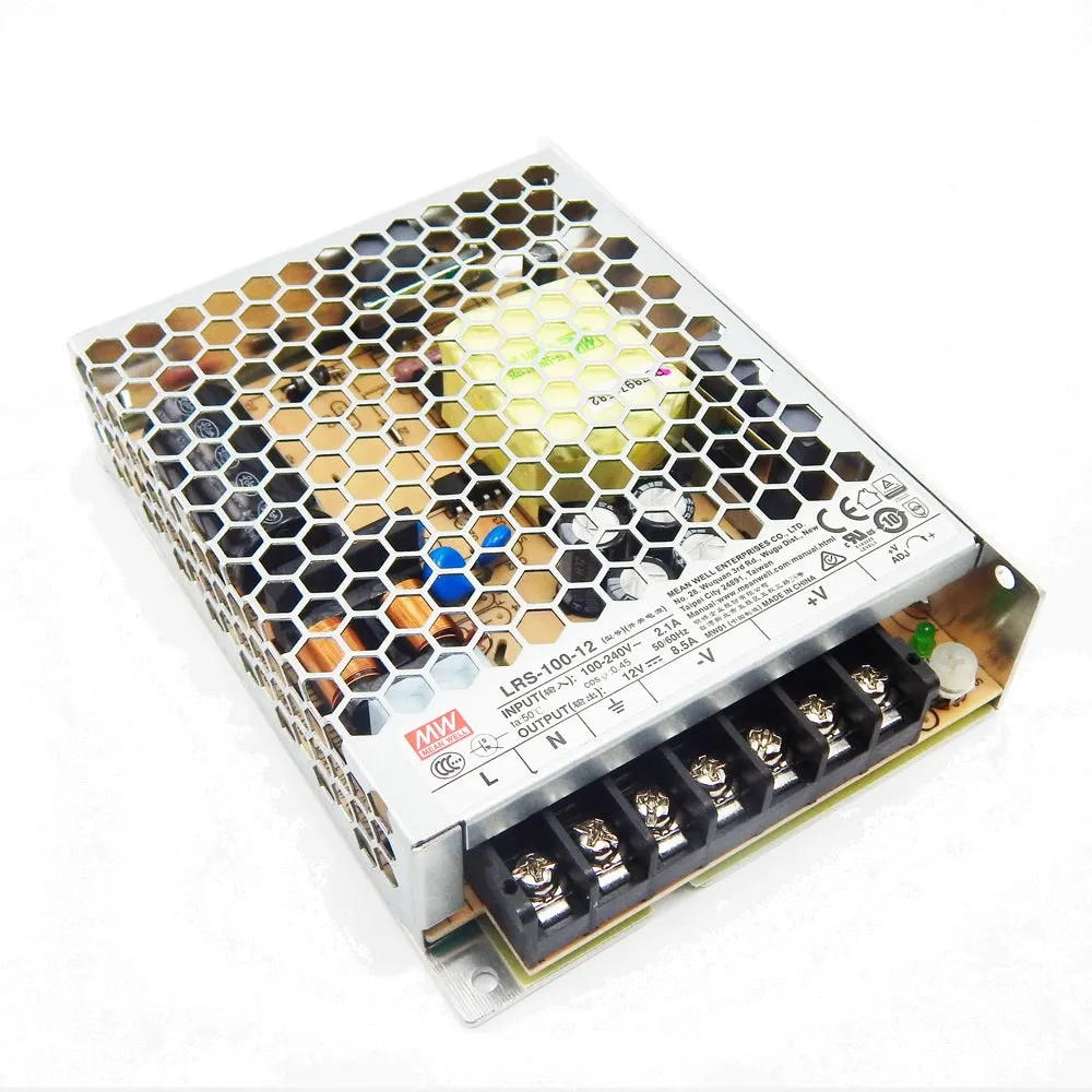 Meanwell  - LRS-100-12 Open frame τροφοδοτικό 12V-8,5A - Κύρια εικόνα προϊόντος