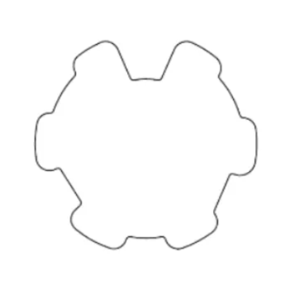 Nice 230.650001 - Καναλωτή Φ70 Ρόδα + κορώνα - Κύρια εικόνα προϊόντος