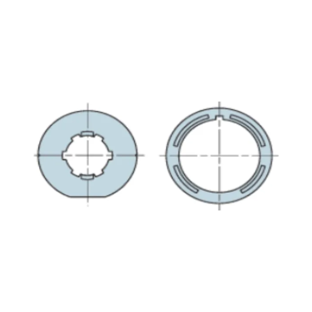 Nice 515.26000 - Στρογγυλή προσθήκη Φ 60x1.5 ρόδα + κορώνα