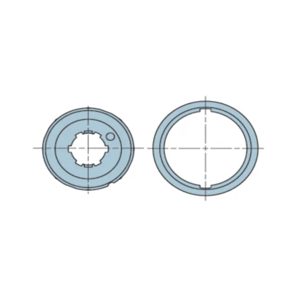 Nice 516.27001 - Στρογγυλή προσθήκη Φ 70x1.5 ρόδα + κορώνα - Κύρια εικόνα προϊόντος