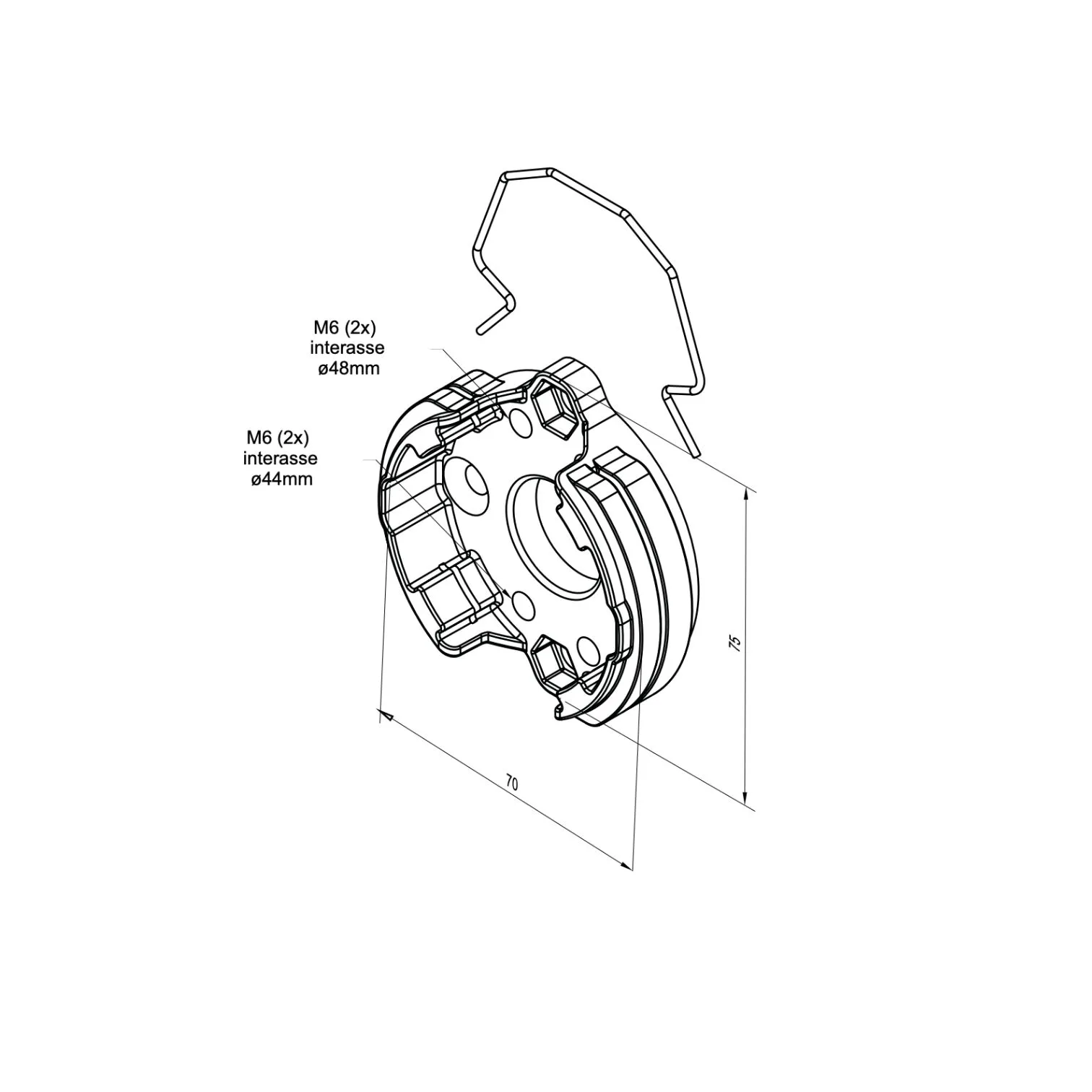 Nice 535.10095 - Βάση για ERA Medium - Κύρια εικόνα προϊόντος