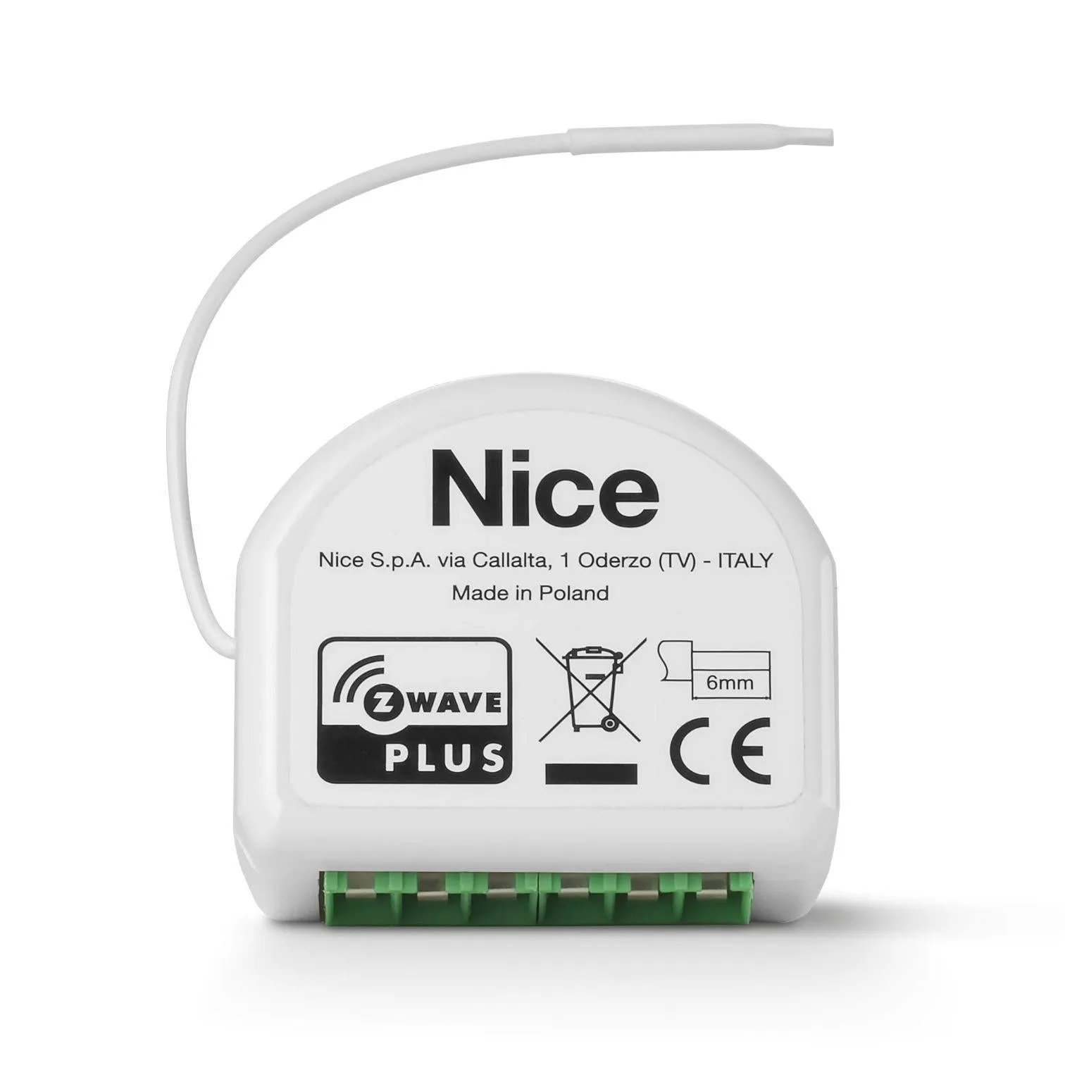 Nice DIMMER-CONTROL - Δέκτης Z-Wave ελέγχου ένταση ενός φωτός (με μέτρηση κατανάλωσης)