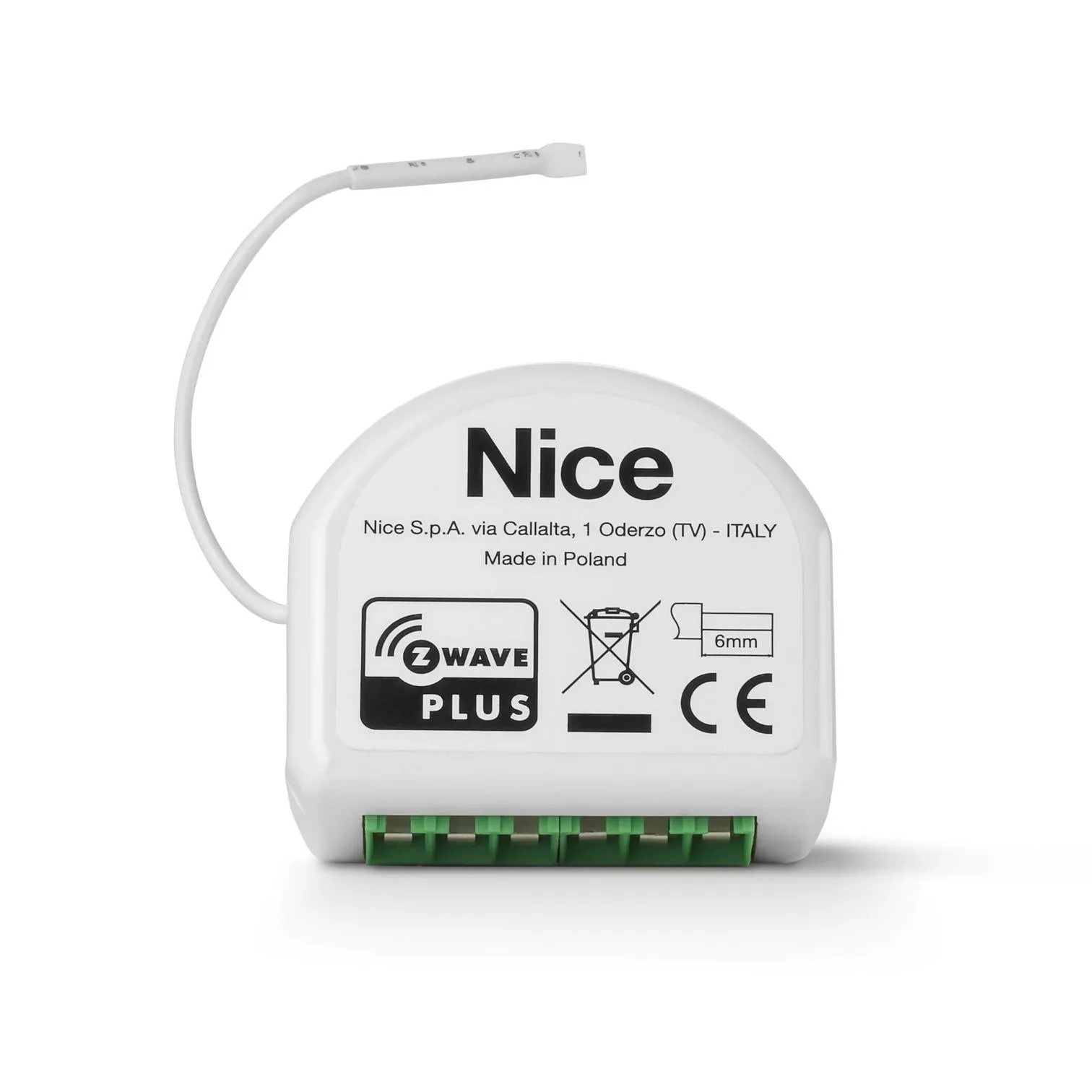 Nice ON/OFF-CONTROL - Δέκτης Z-Wave διαχείρισης φωτών (με μέτρηση κατανάλωσης) - Κύρια εικόνα προϊόντος