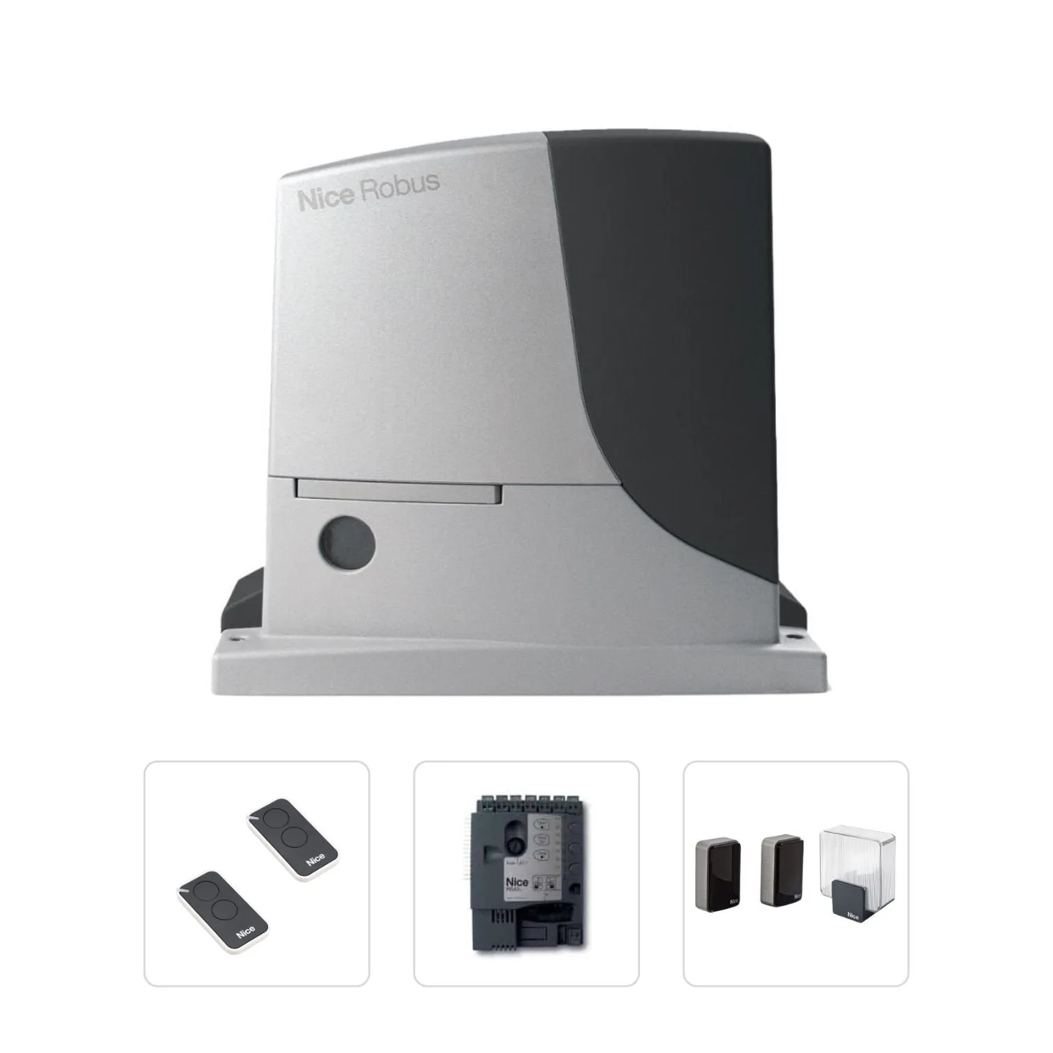 Nice ROBUS 1000 (Premium Kit) - Μοτερ Συρόμενης Γκαραζόπορτας