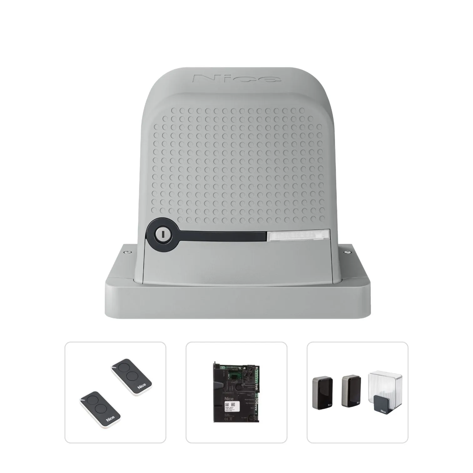 Nice ROBUS 600 NEW (RBS600) (Premium Kit) - Μοτέρ Συρόμενης Γκαραζόπορτας