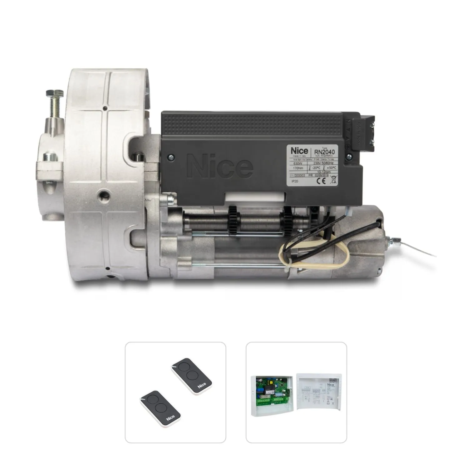 Nice RONDO RN2040 (Basic kit) - Κεντρικό μοτέρ ρολού 180Nm Φ60 με φρένο - Κύρια εικόνα προϊόντος