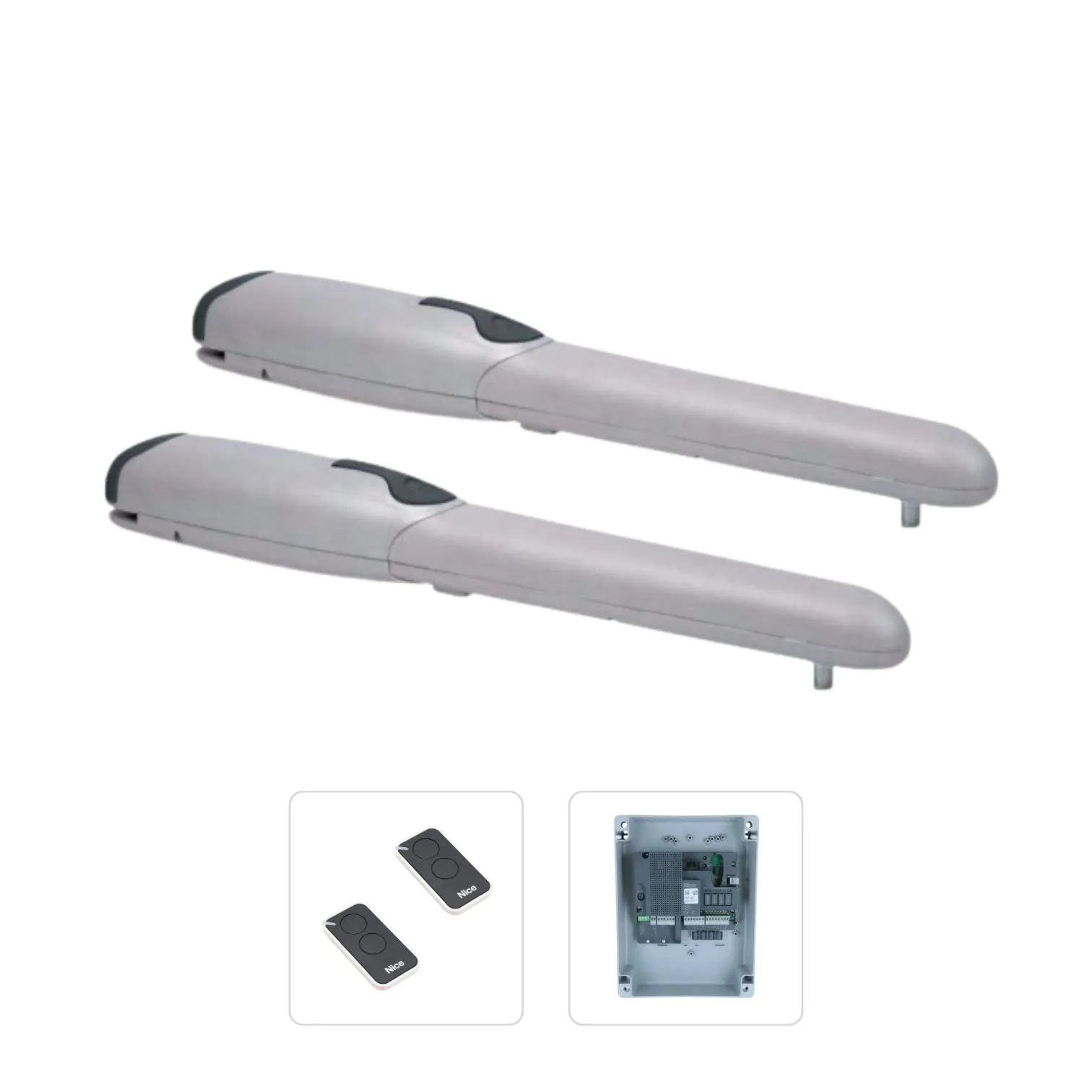 Nice WINGO 4 (Basic Διπλό Kit) Σετ μηχανισμών 230V για ανοιγόμενες αυλόπορτες έως 2m