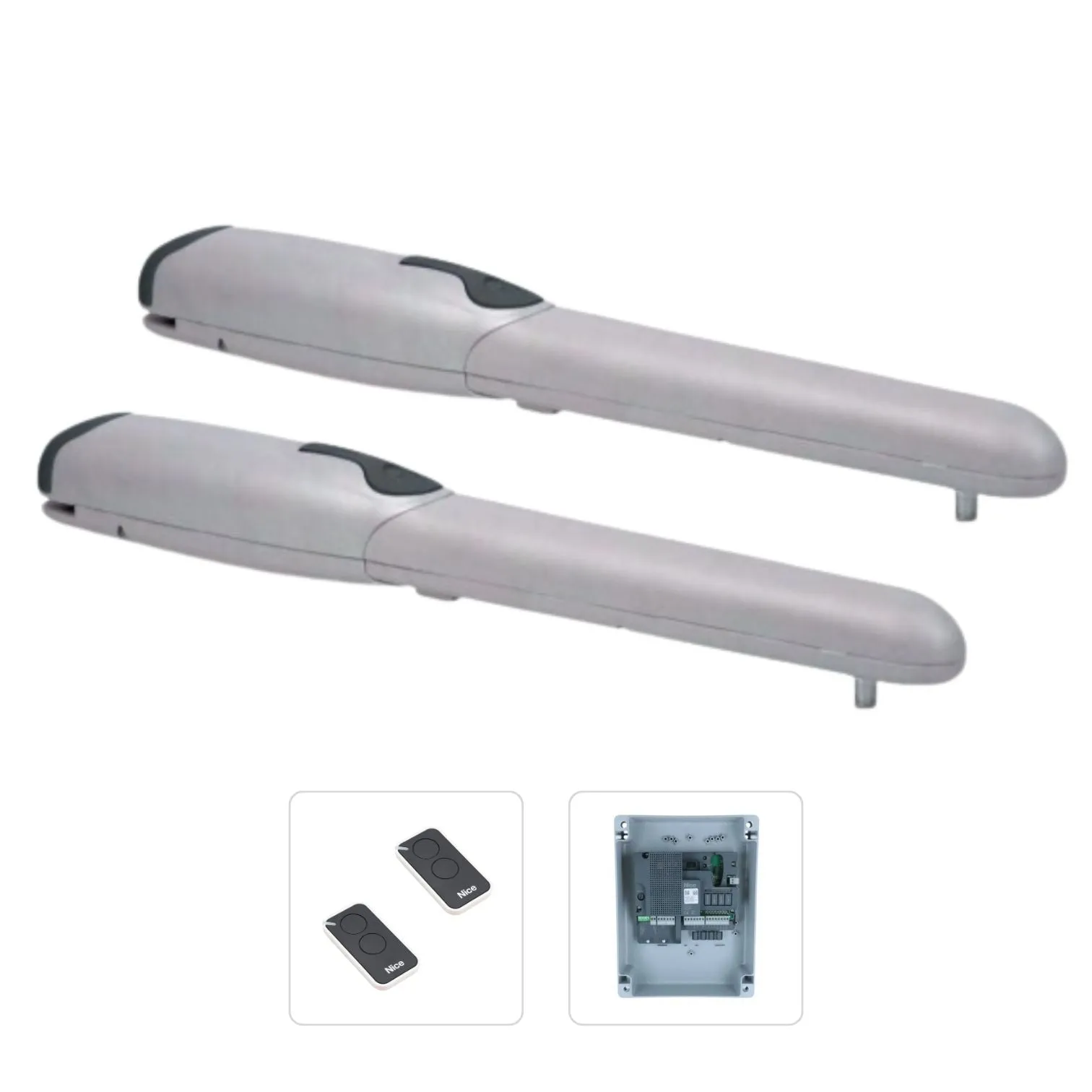 Nice WINGO 5 (Basic Διπλό Kit) Σετ μηχανισμών 230V για ανοιγόμενες αυλόπορτες έως 3.5m - Κύρια εικόνα προϊόντος