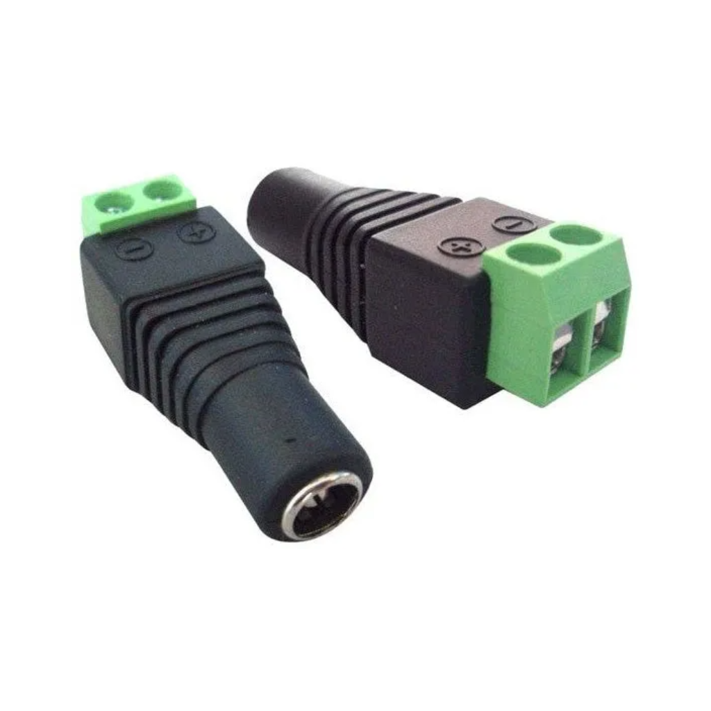 ROTOR - MALE ADAPTER FOR CCTV Αρσενικό βύσμα τροφοδοσίας καμερών με κλέμα