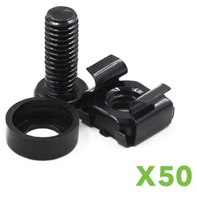 SAFEWELL Σετ (βίδες-πλαστικές ροδέλες-παξιμάδια) 50 τεμ για rack