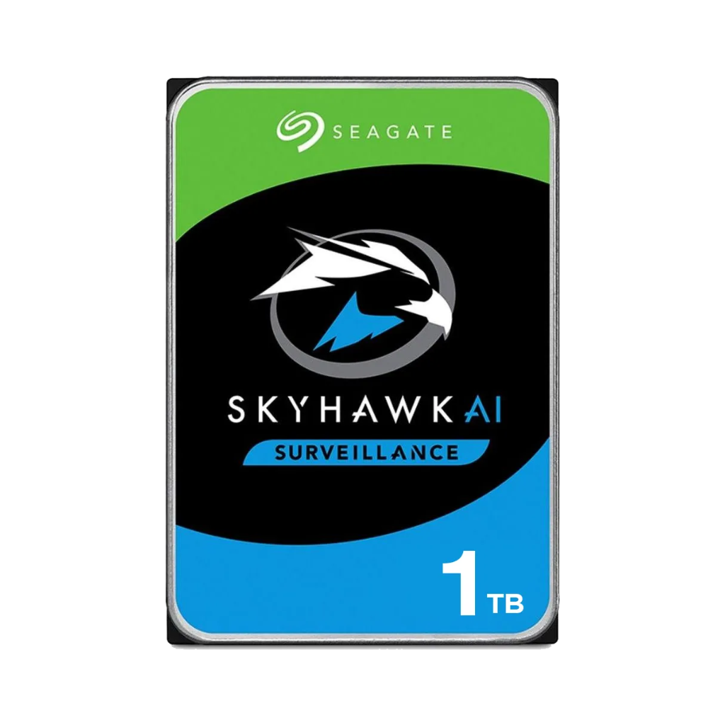 SEAGATE - SKYHAWK 1TB Σκληρός δίσκος 1TB ειδικά σχεδιασμένος για συστήματα παρακολούθησης με λειτουργία 24/7