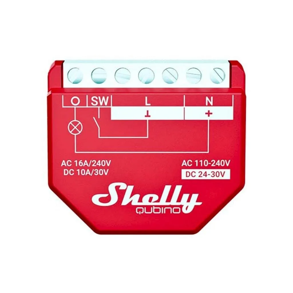 Shelly Qubino Wave 1PM - Έξυπνος διακόπτης Z-Wave™ - Κύρια εικόνα προϊόντος