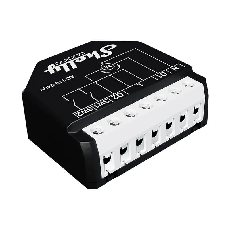 Shelly Qubino Wave Shutter - Διακόπτης Z-Wave με μέτρηση ισχύος & λειτουργία ρολών