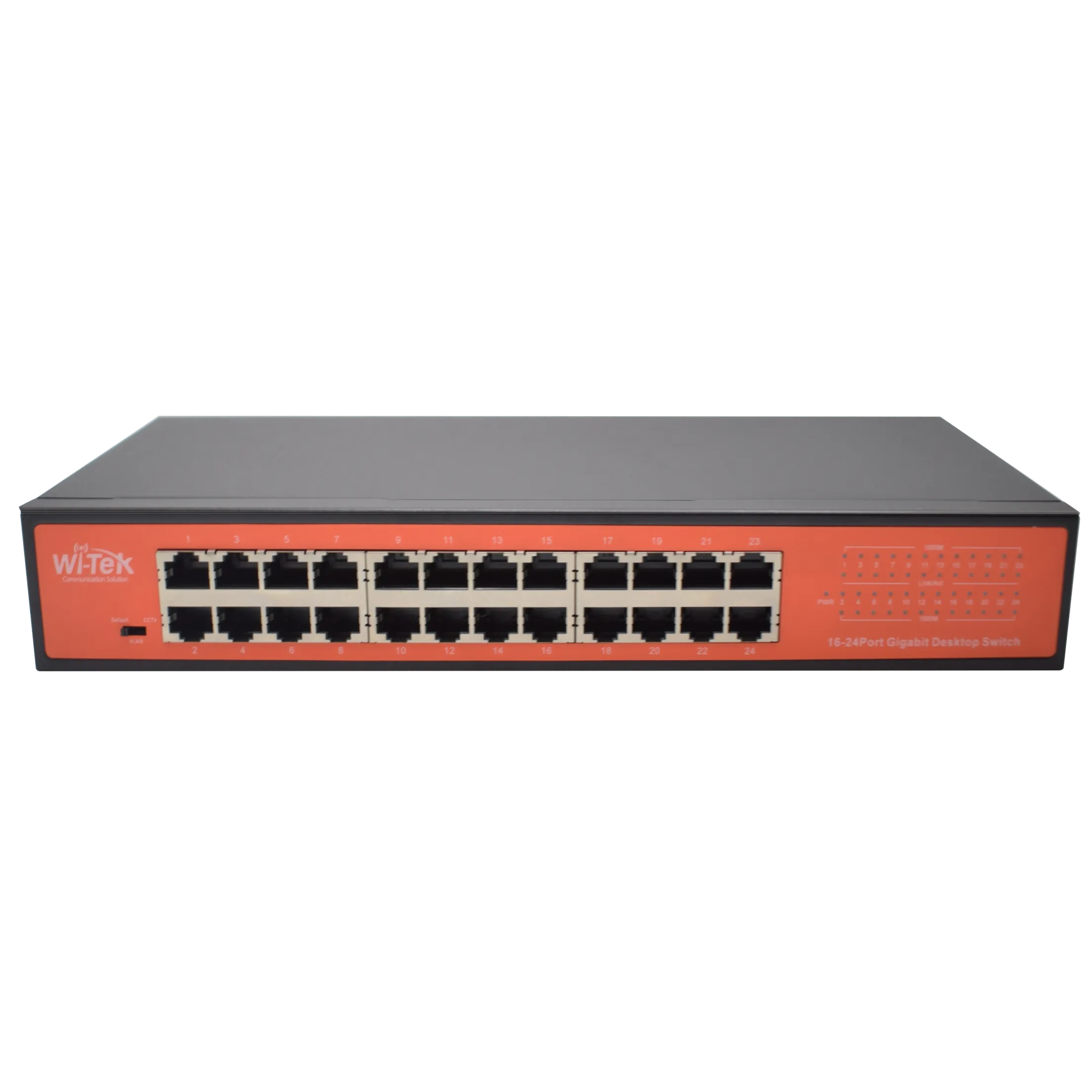 WI-TEK - WI-SG124D V2 Switch 24 θυρών 1000Mbps με VLAN. Mεταλλικό περίβλημα