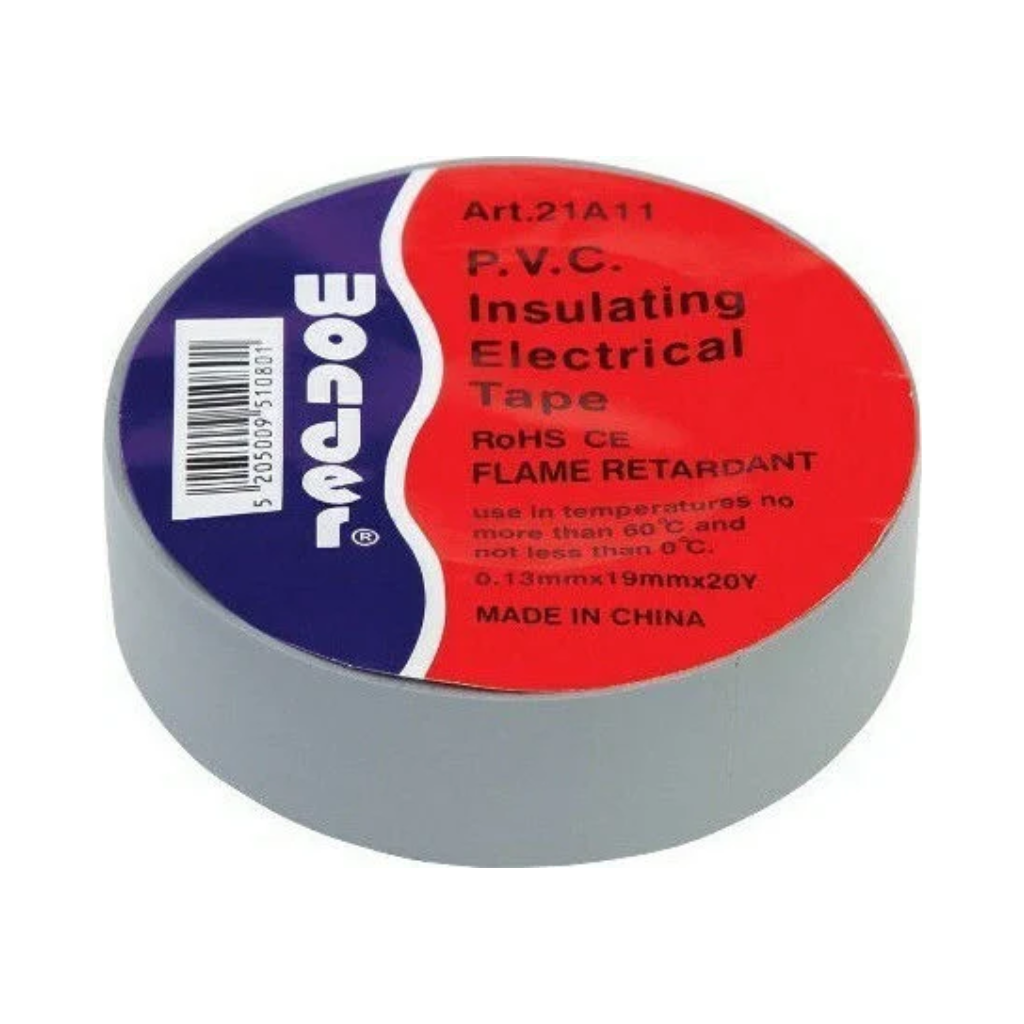 Wonder Γκρι Μονωτική Ταινία PVC K1ZA0 19mm x 20m - Κύρια εικόνα προϊόντος