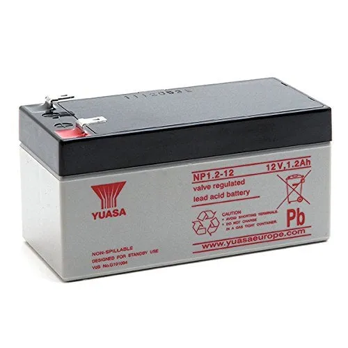 YUASA - BATTERY 12V 1.2AH Επαναφορτιζόμενη μπαταρία 12V / 1,2Ah