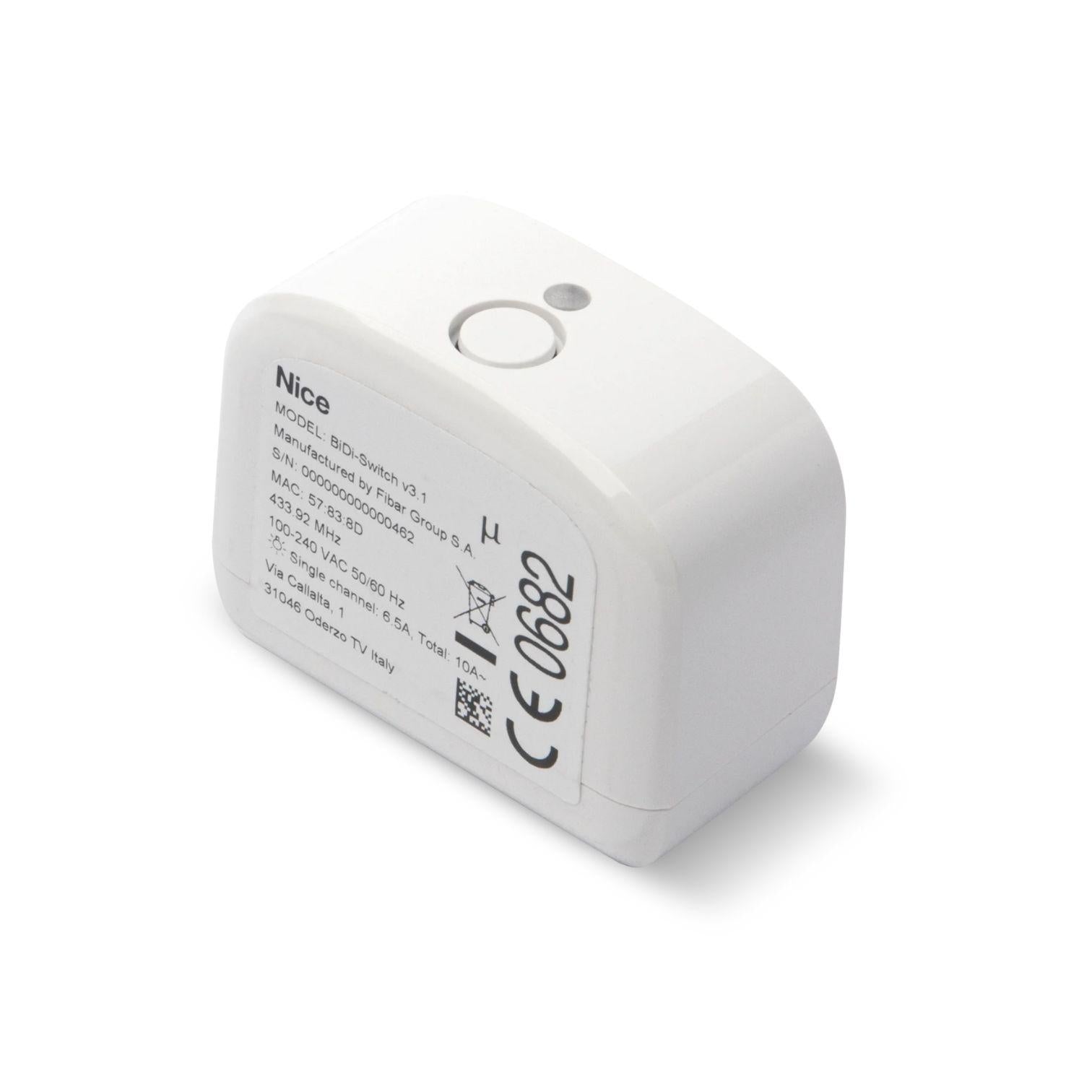 Nice BIDI SWITCH - Αμφίδρομος δέκτης διαχείρισης φωτών (με μέτρηση κατανάλωσης) - Εικόνα 3