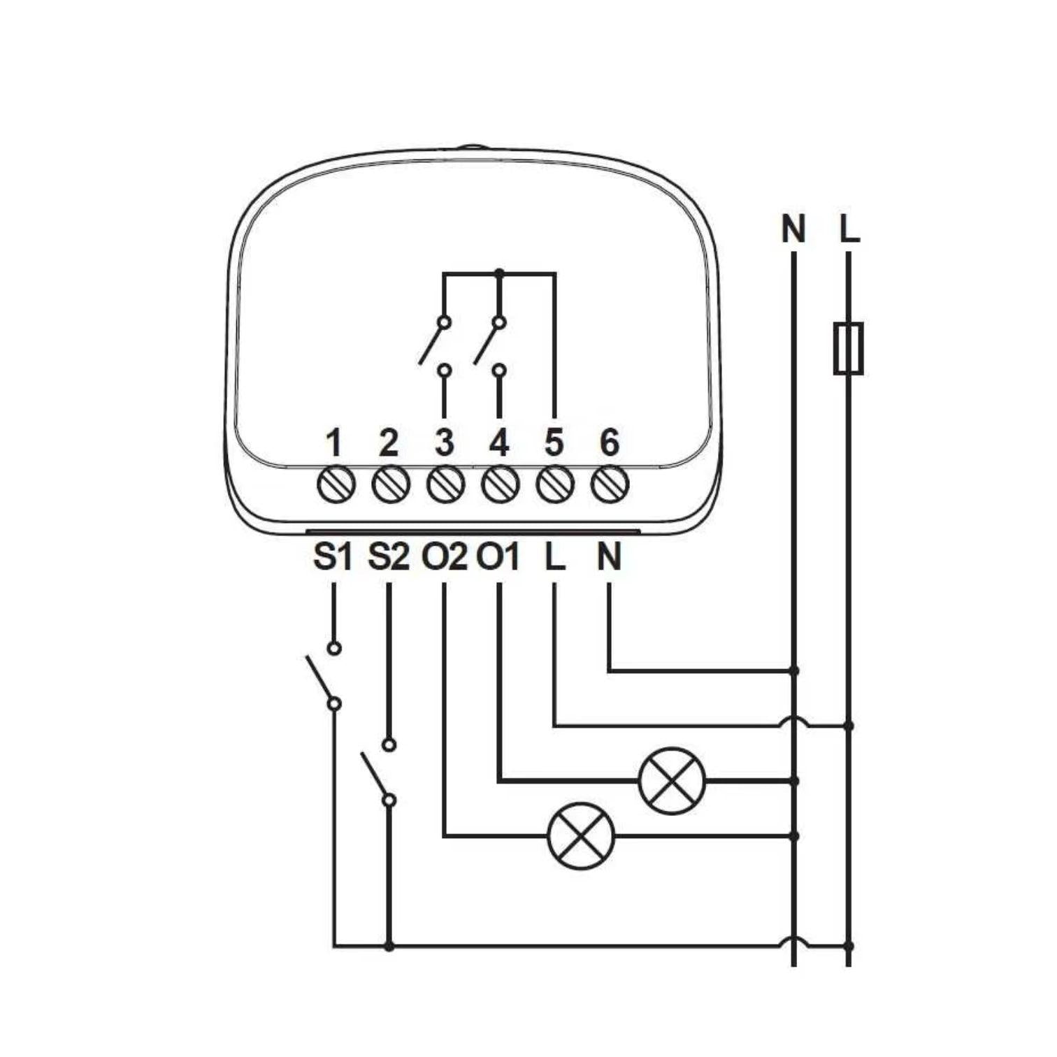 Nice BIDI SWITCH - Αμφίδρομος δέκτης διαχείρισης φωτών (με μέτρηση κατανάλωσης) - Εικόνα 5