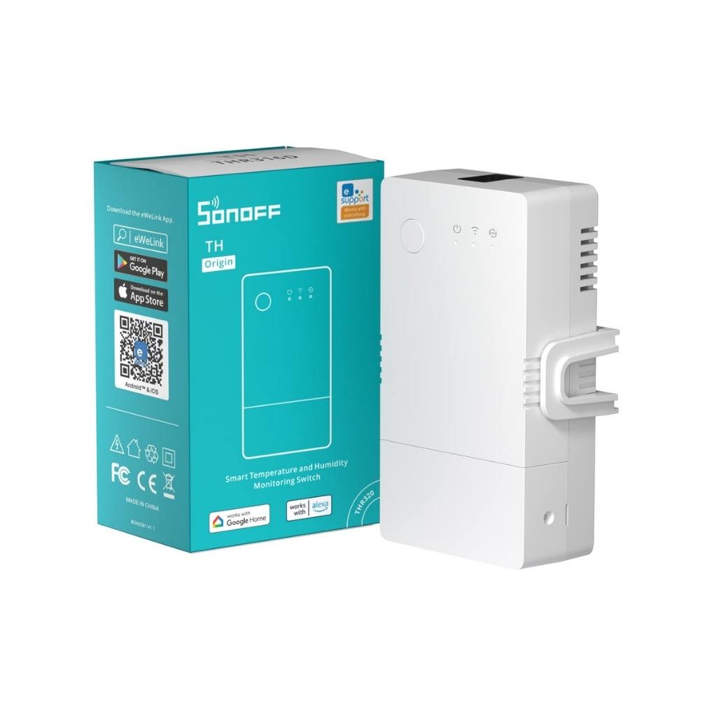 Sonoff THR316 - Έξυπνος Διακόπτης Παρακολούθησης Θερμοκρασίας και Υγρασίας WiFi (16A) - Εικόνα 5 από 6
