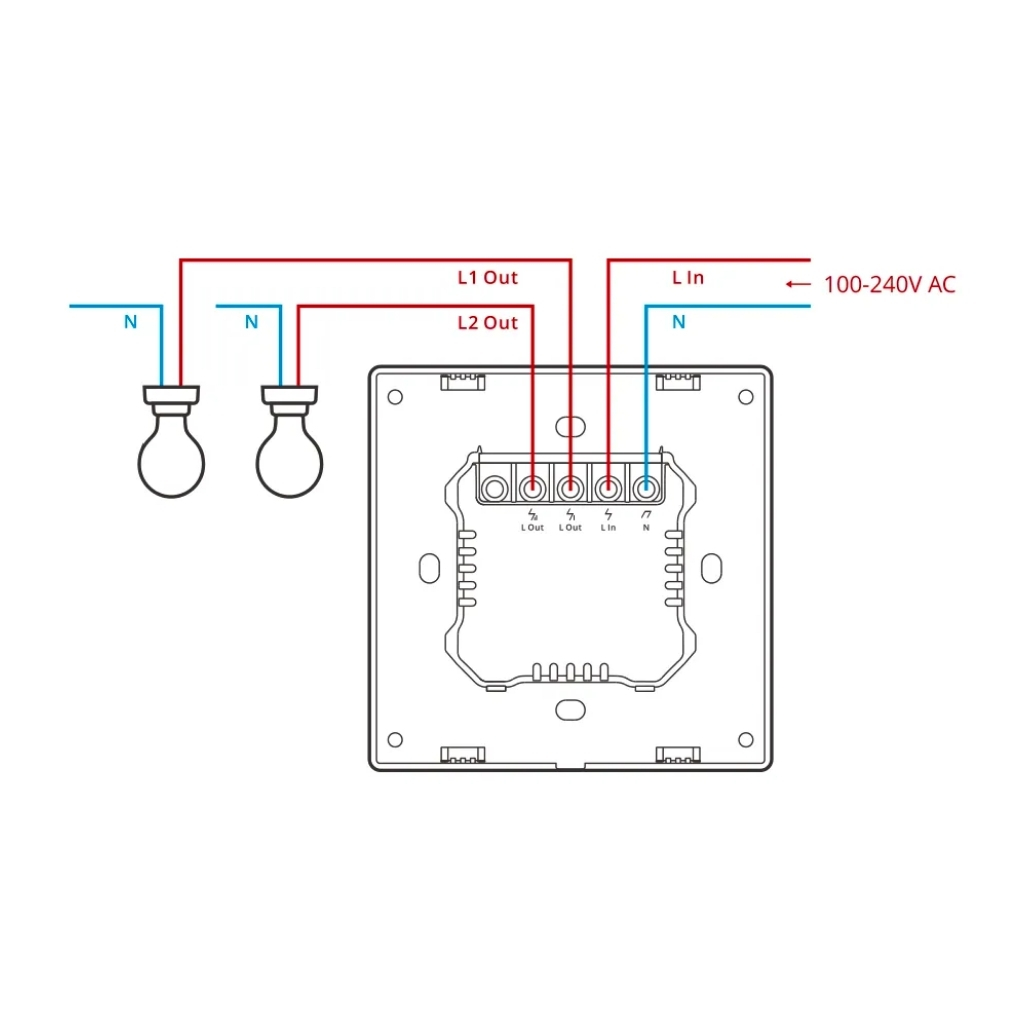 Sonoff NSPanel Οθόνη Ελέγχου (Μαύρο) – Έξυπνος Διακόπτης Τοίχου & Θερμοστάτης - Εικόνα 2 από 5