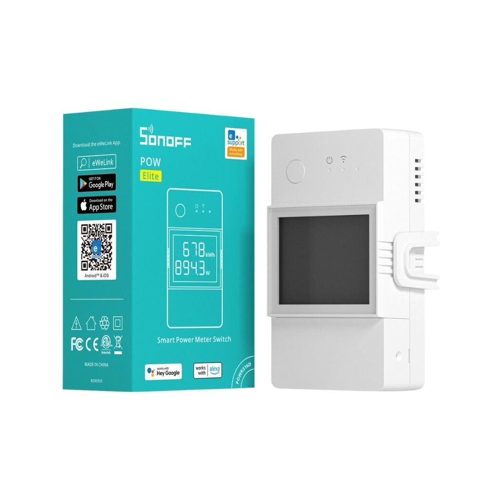 Sonoff POWR320D - Κιλοβατοωρόμετρο Ηλεκτρολογικού Πίνακα 20A - Εικόνα 3