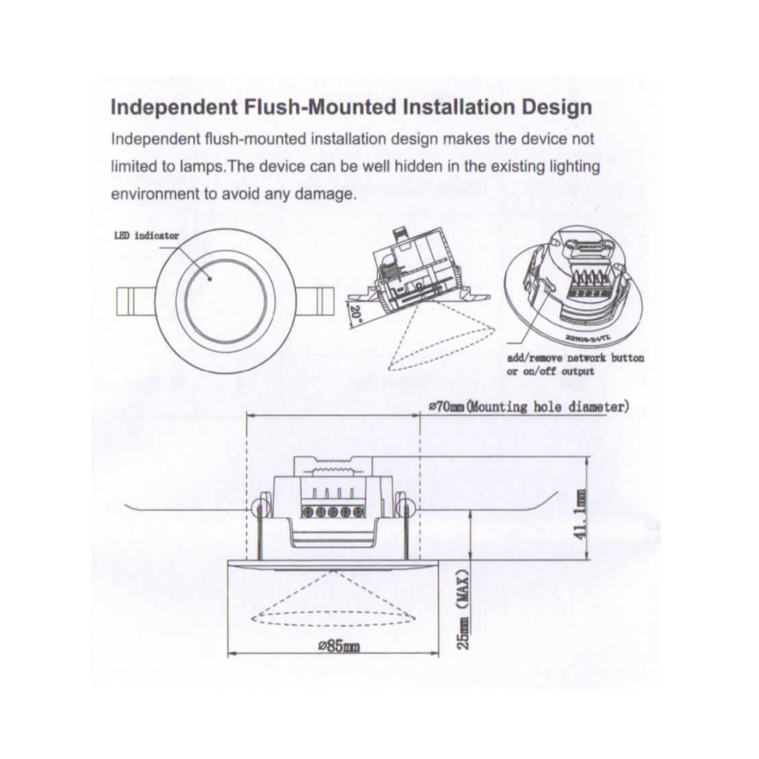 ROTOR OS11 Αισθητήρας Παρουσίας Z-Wave - Εικόνα 7 από 8