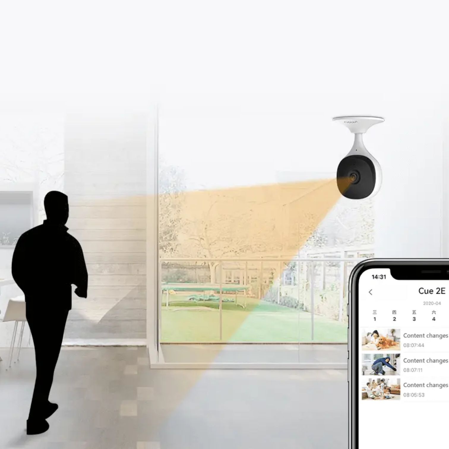 IMOU Cue 2E (IPC-C32EP) – Έξυπνη Wi-Fi Κάμερα Εσωτερικού Χώρου 3MP με Φακό 2.8mm - Εικόνα 4 από 6