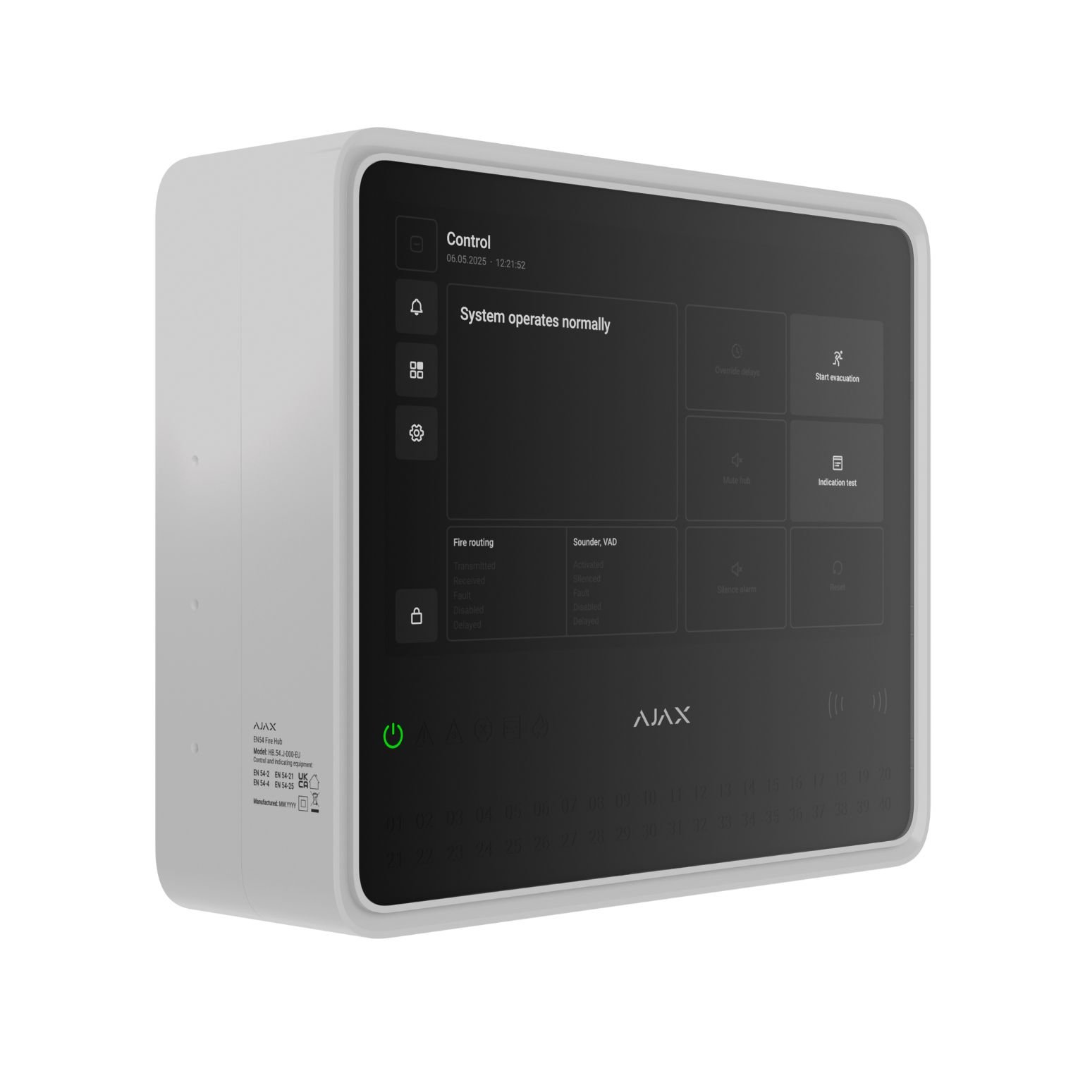 AJAX Fire Hub EN54 White - Εικόνα 9 από 13