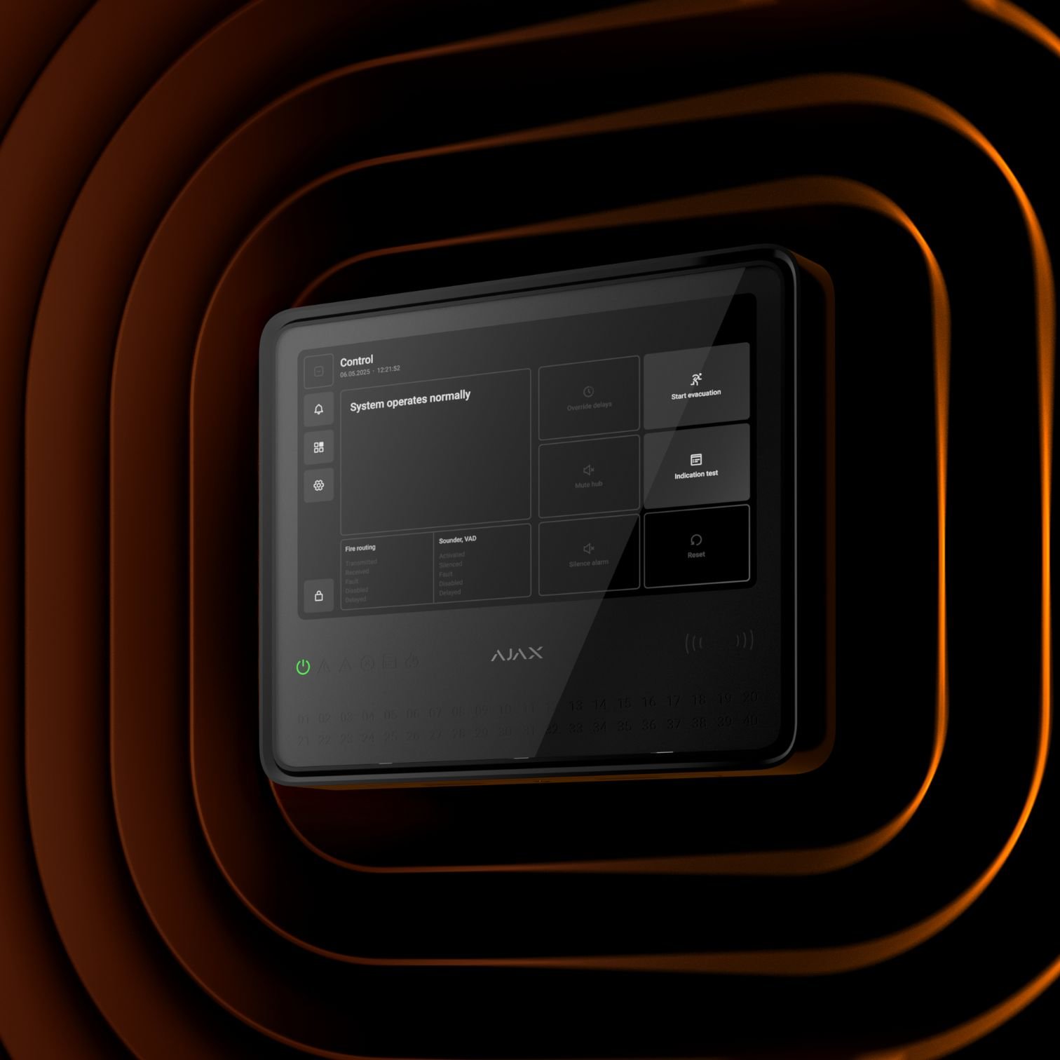 AJAX Fire Hub EN54 Black - Εικόνα 2 από 13