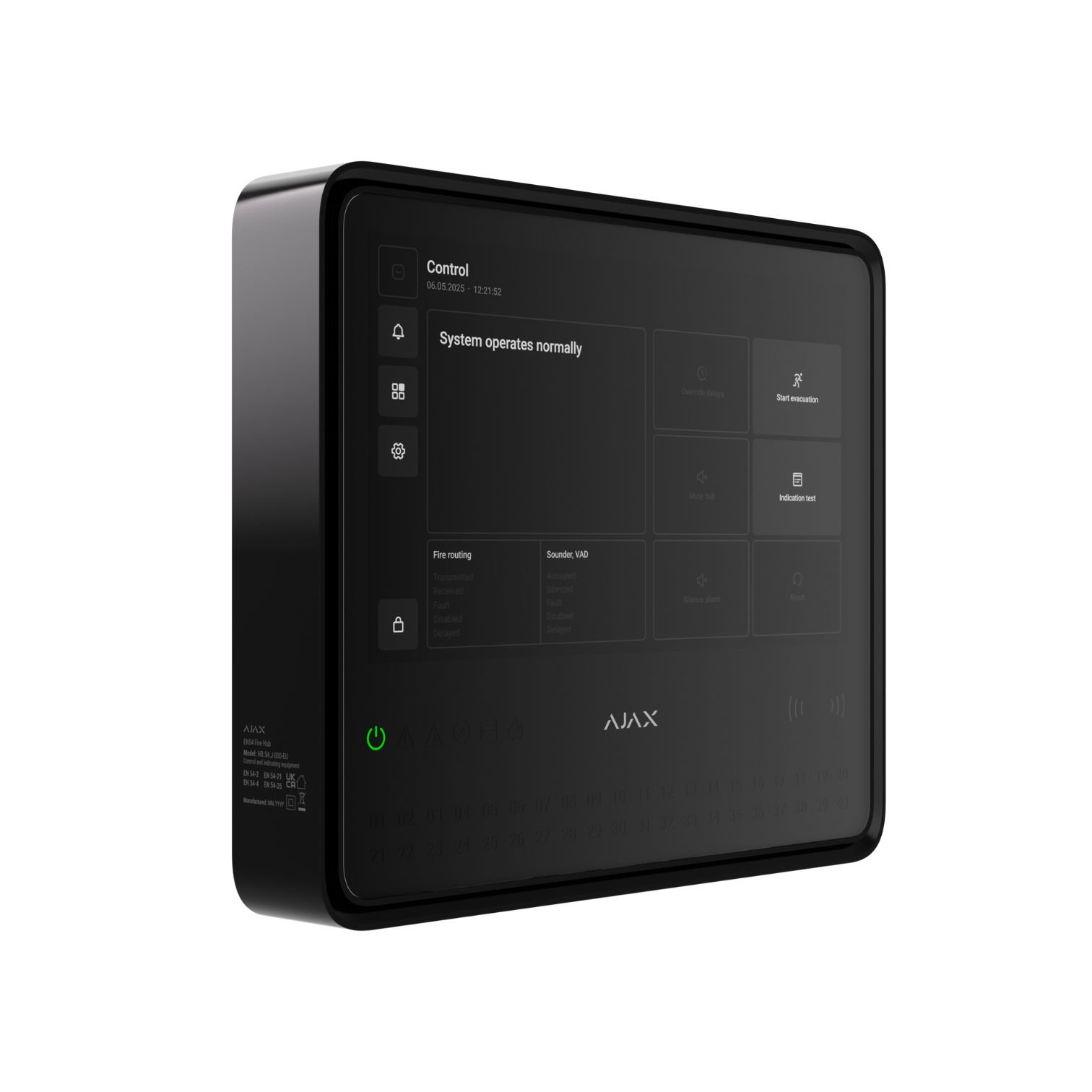 AJAX Fire Hub EN54 Black - Εικόνα 6 από 13