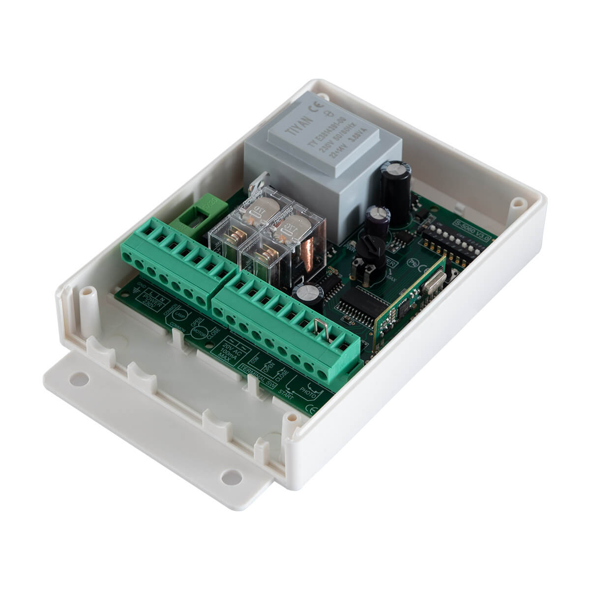 Autotech S5060 - Πίνακας ελέγχου μοτερ 230 VAC για συρόμενες πόρτες - Εικόνα 2 από 3