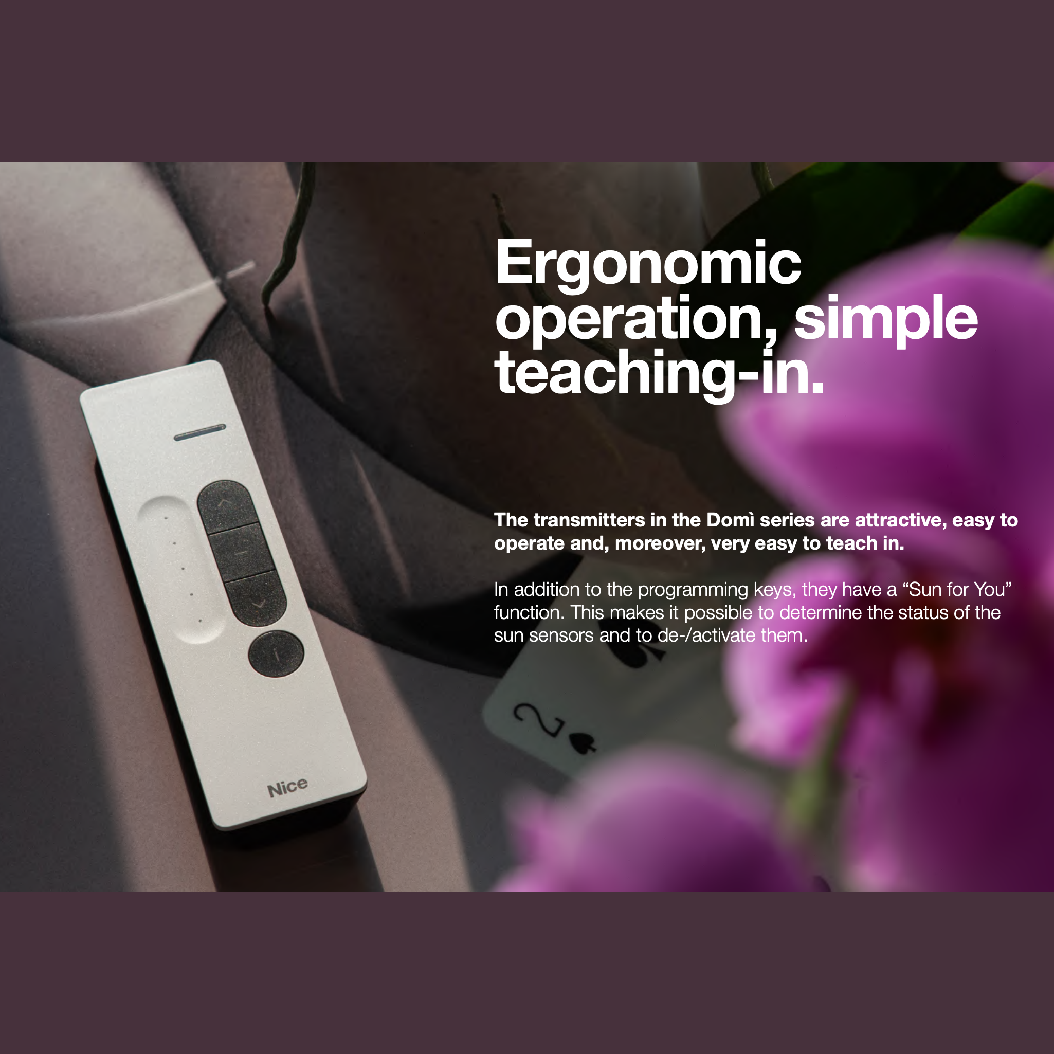 Nice DOMI P1 (Μαύρο) - Ασύρματο χειριστήριο 1 κανάλι - Εικόνα 2 από 2