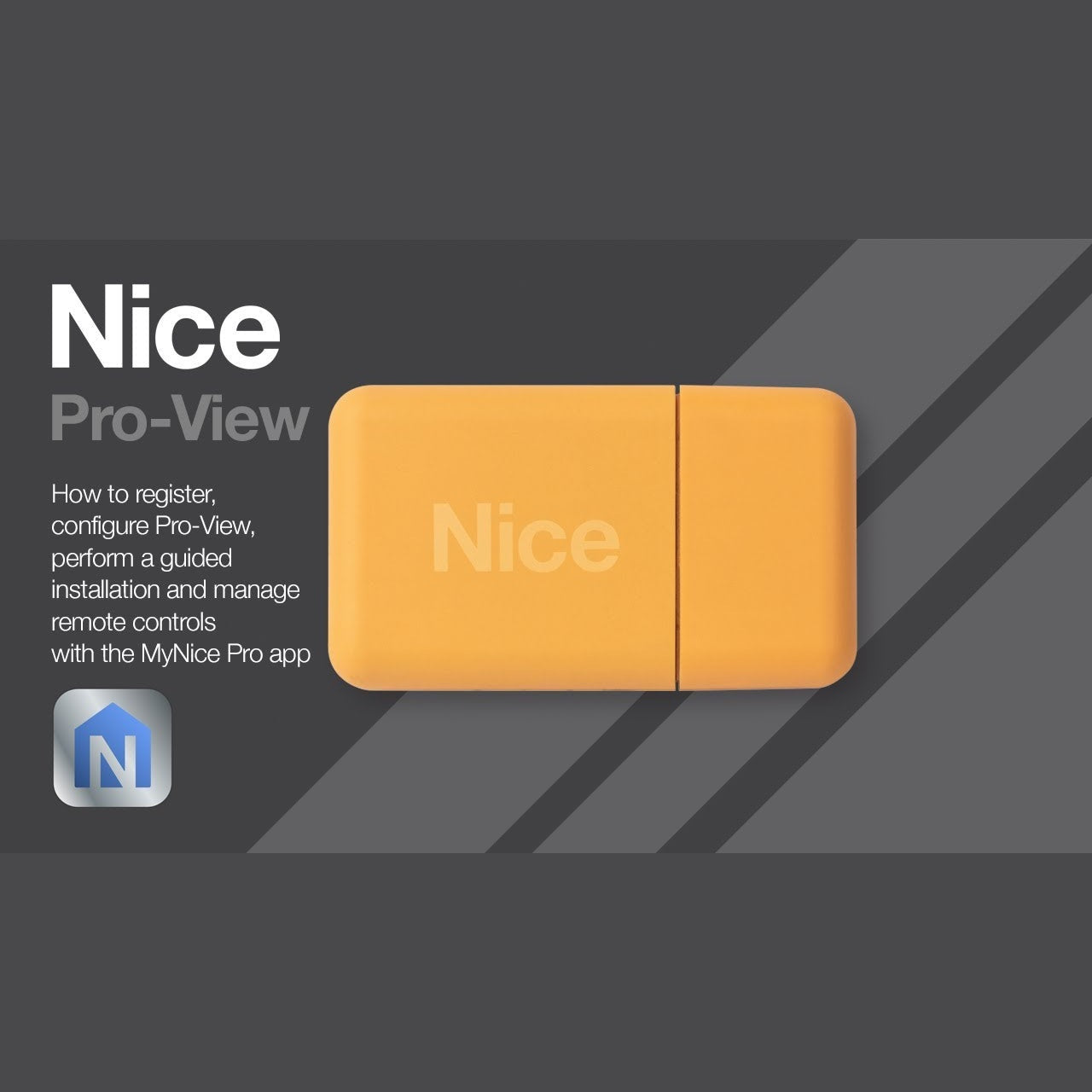 Nice ProView - Κεντρικό Hub ελέγχου μοτερ για εγκαταστάτες - Εικόνα 3 από 5