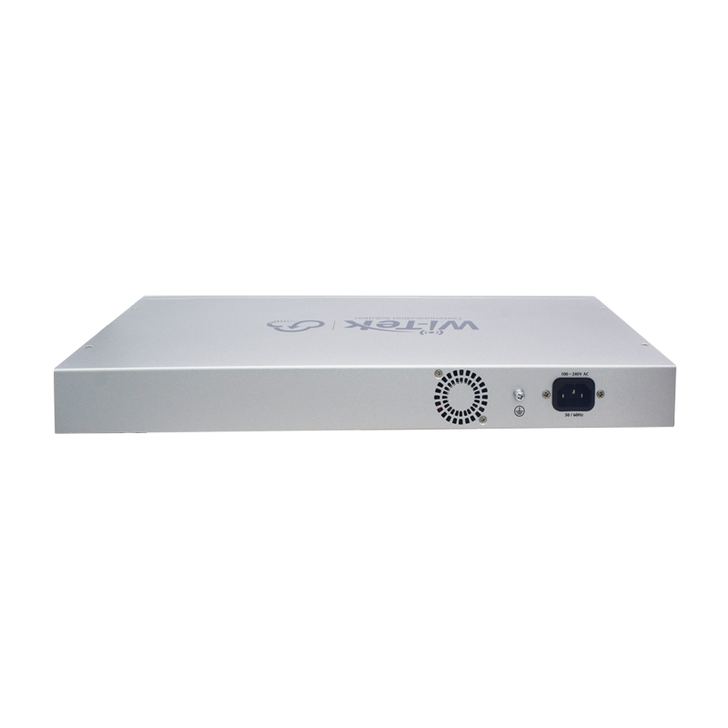 WI-TEK - WI-PCES226GF Rackmount Switch με 24 θύρες PoE (250 μέτρα), 2 θύρες uplink και 2 θύρες Combo SFP. Λειτουργία VLAN. Τροφοδοσία 280W - Εικόνα 3 από 3