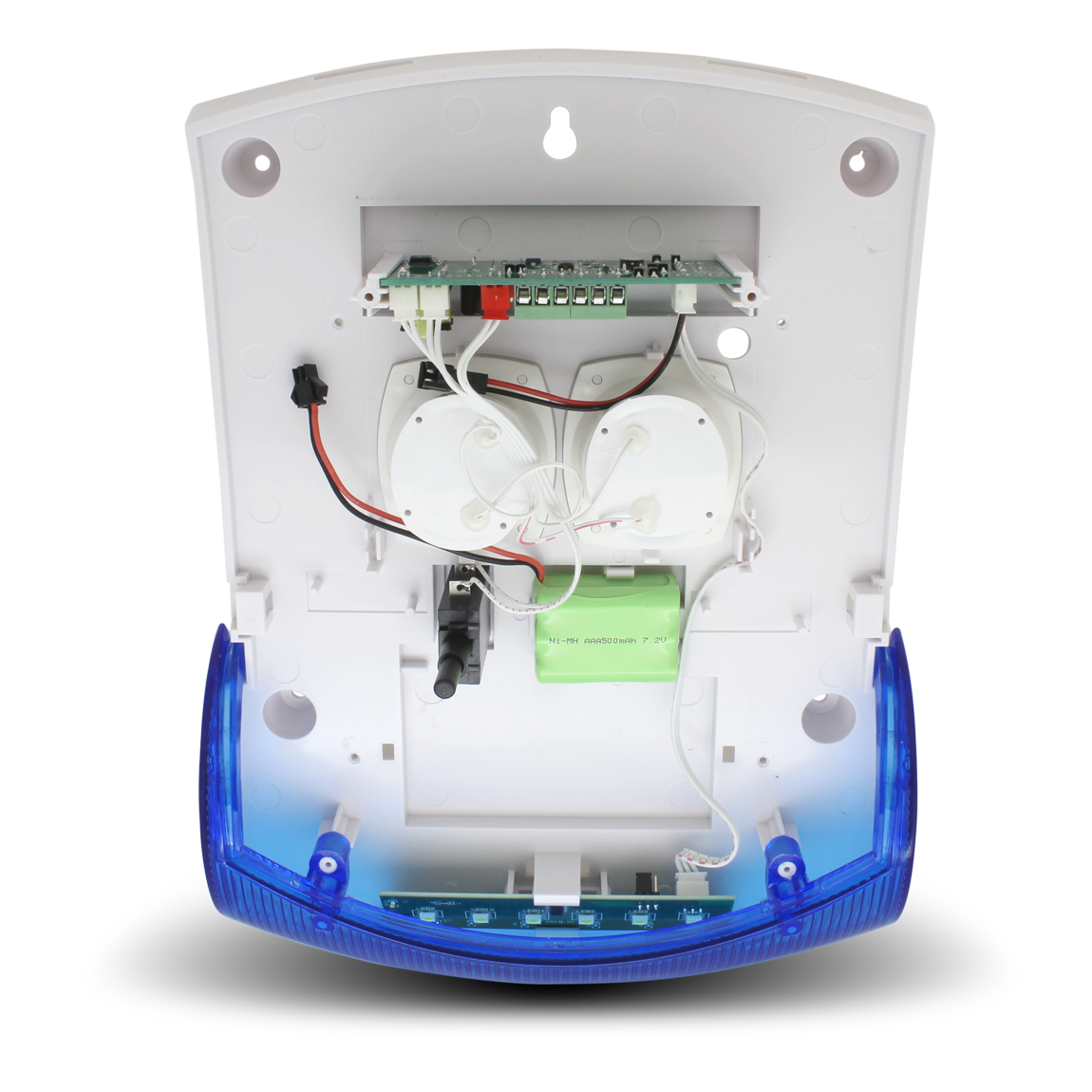 ROTOR - SP3650B Εξωτερική σειρήνα με 6 ενδεικτικά Flash LED λειτουργίας, σε μπλε χρώμα - 3