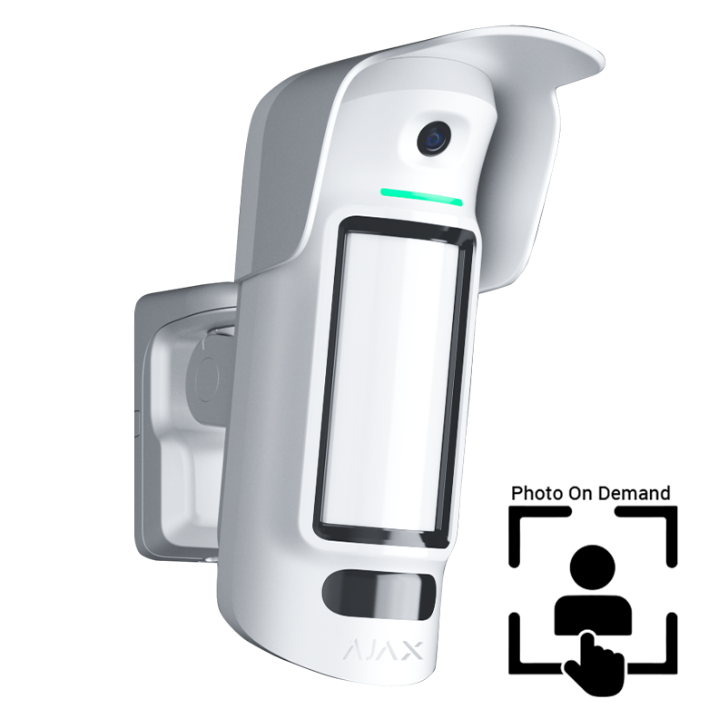 AJAX - MOTION CAM OUTDOOR HIGHMOUNT (PhOD) Ασύρματος ανιχνευτής κίνησης εξωτερικού χώρου PIR &amp; Antimasking με ενσωματωμένη κάμερα για οπτική επιβεβαίωση συναγερμού και φωτογραφίες κατ' επιλογή, Photo on Demand (PhOD). Ύψος τοποθέτησης 2 έως 4 μέτρα - Εικόνα 2 από 2