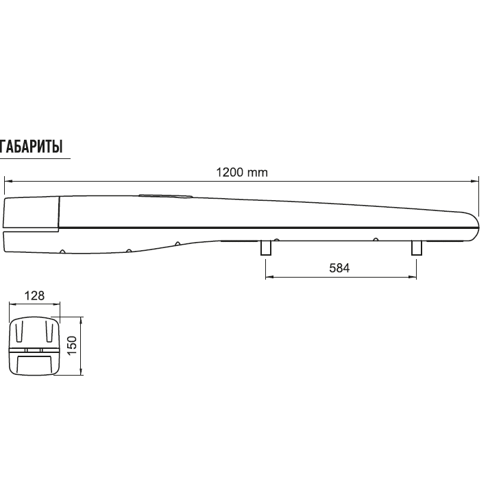 Nice TOONA TO7024 - Μηχανισμός 24V για ανοιγόμενες αυλόπορτες έως 7 μέτρα και έως 1700kg - Εικόνα 3 από 4