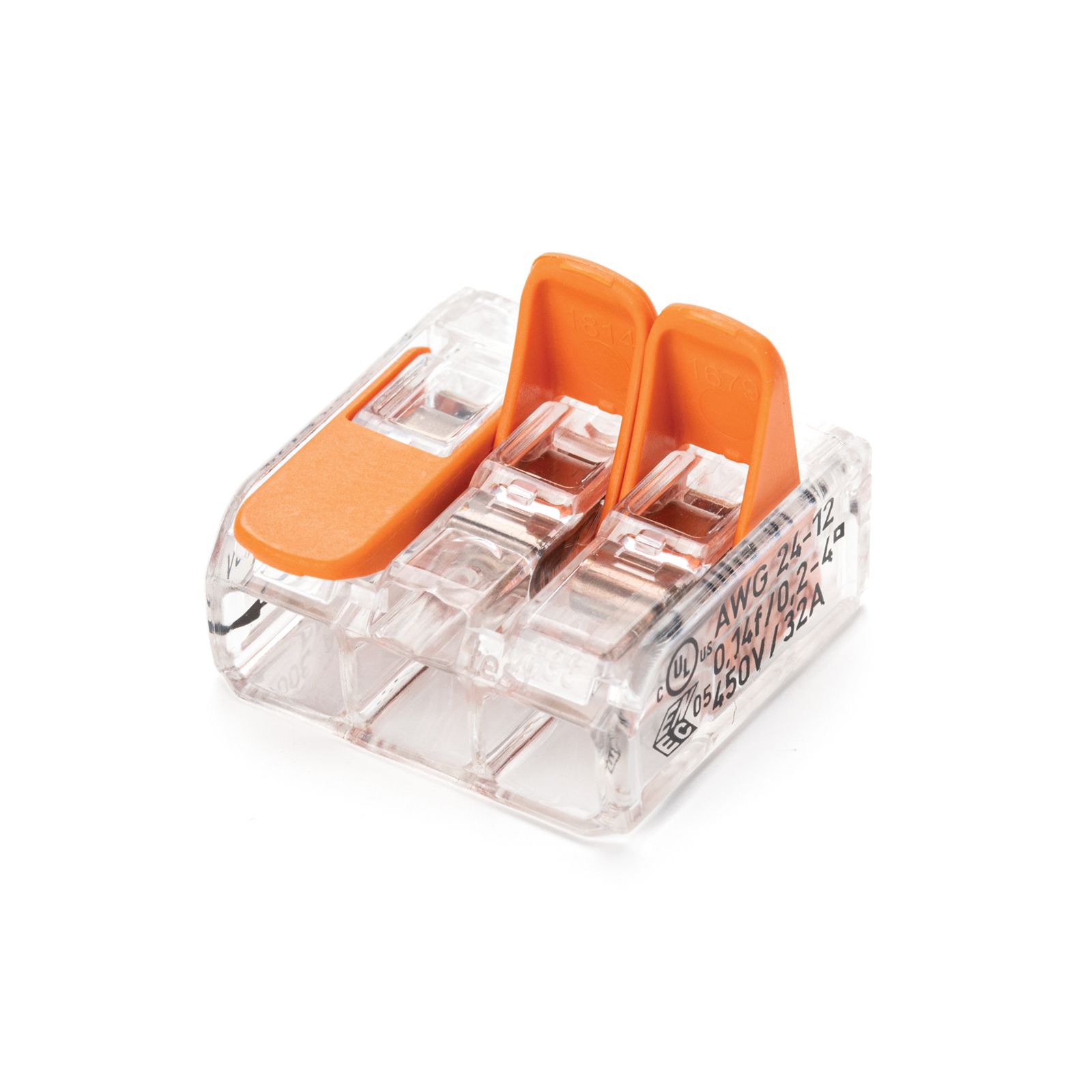 WAGO 221-413 Κλέμμα ταχείας αυτόματης σύνδεσης 3x4mm² & για Πολύκλωνο αγωγό - Εικόνα 2