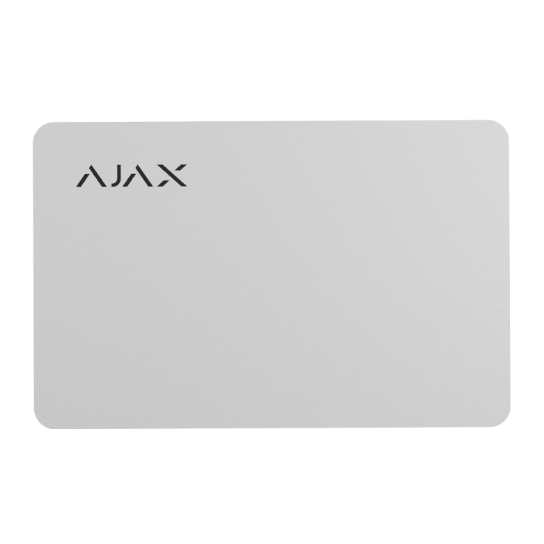 AJAX - PASS WHITE Κάρτα για ανέπαφη λειτουργία συστήματος Αjax, σε λευκό χρώμα - Εικόνα 2 από 4