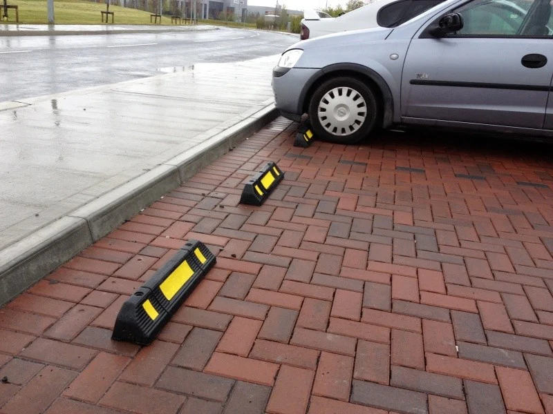 ROTOR MyPark - Στοπ τροχών από ελαστικό 60x12x10cm - Εικόνα 3 από 3