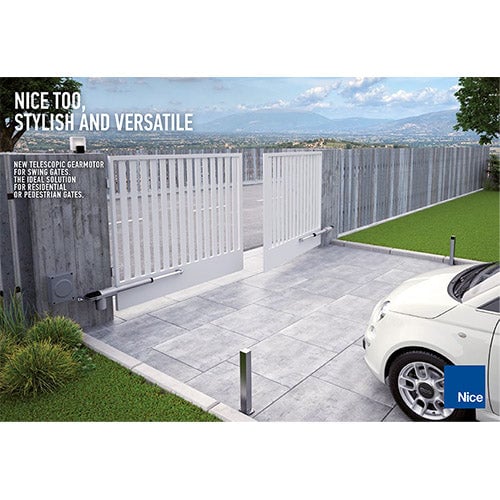 Nice TOO3000 (Basic Μονό Kit) - Σετ μηχανισμού 230V για ανοιγόμενη αυλόπορτα έως 2m και 300kg - Εικόνα 3 από 3