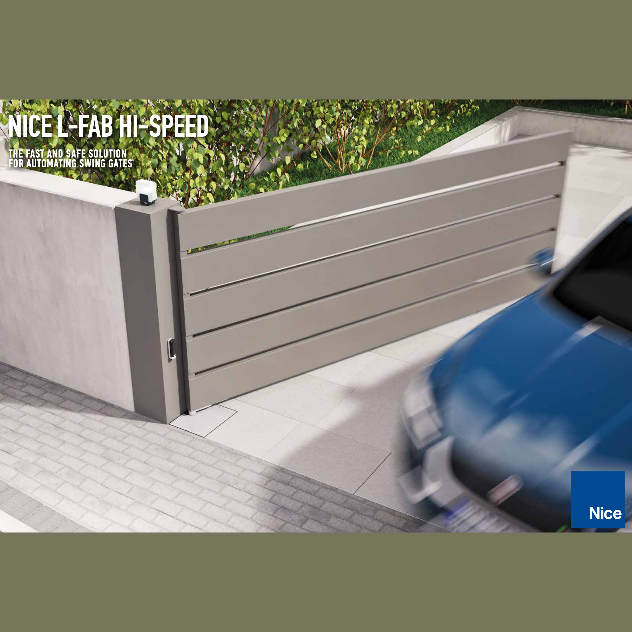 Nice LFAB4024HS - Γρήγορος Ενδοδαπέδιος Μηχανισμός 24V για ανοιγόμενες αυλόπορτες έως 4 μέτρα και 400kg - Εικόνα 2 από 2