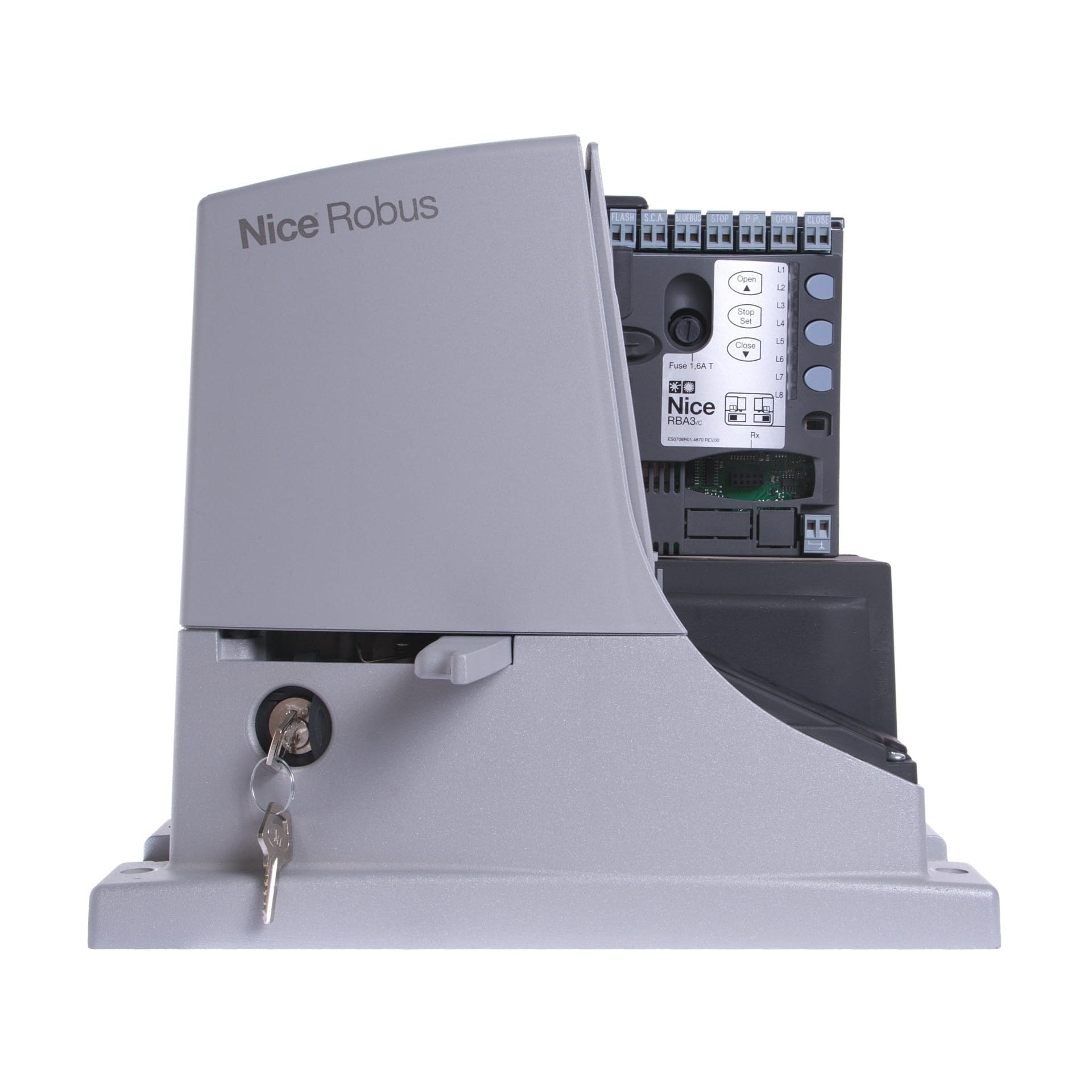 Nice ROBUS 1000 (Premium Kit) - Μοτερ Συρόμενης Γκαραζόπορτας - Εικόνα 4