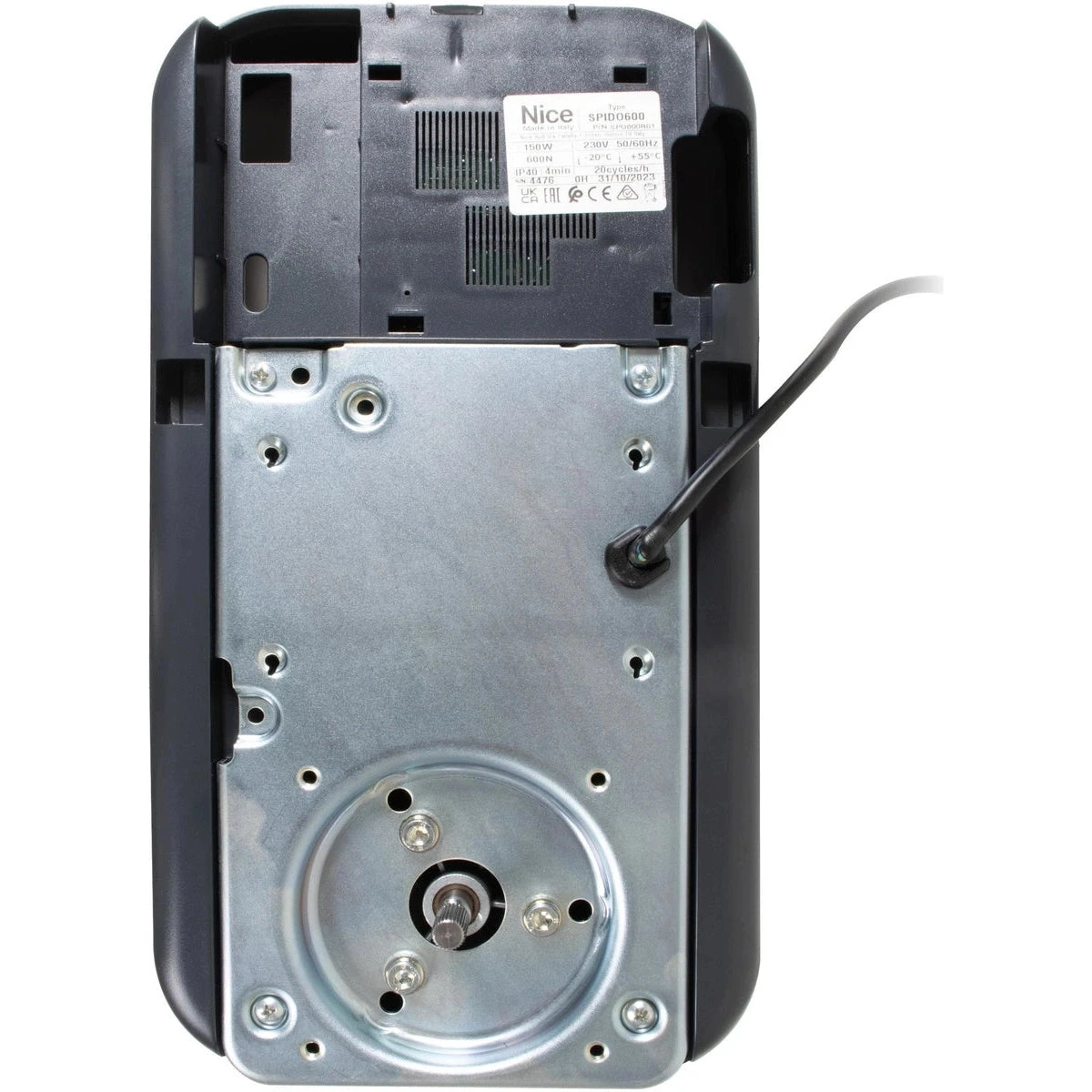 Nice SPIDO 600 (Basic Kit Σπαστός Καδένα) - Σετ μηχανισμός γκαραζόπορτας οροφής έως 10,5 m² - Εικόνα 8 από 8