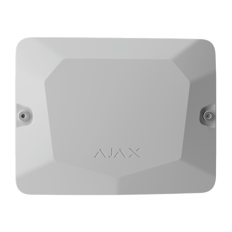 AJAX - CASE B (175) WHITE Κουτί διακλάδωσης δύο θέσεων, για ασφαλή ενσύρματη σύνδεση συσκευών Ajax Fibra, σε λευκό χρώμα - Εικόνα 3 από 3