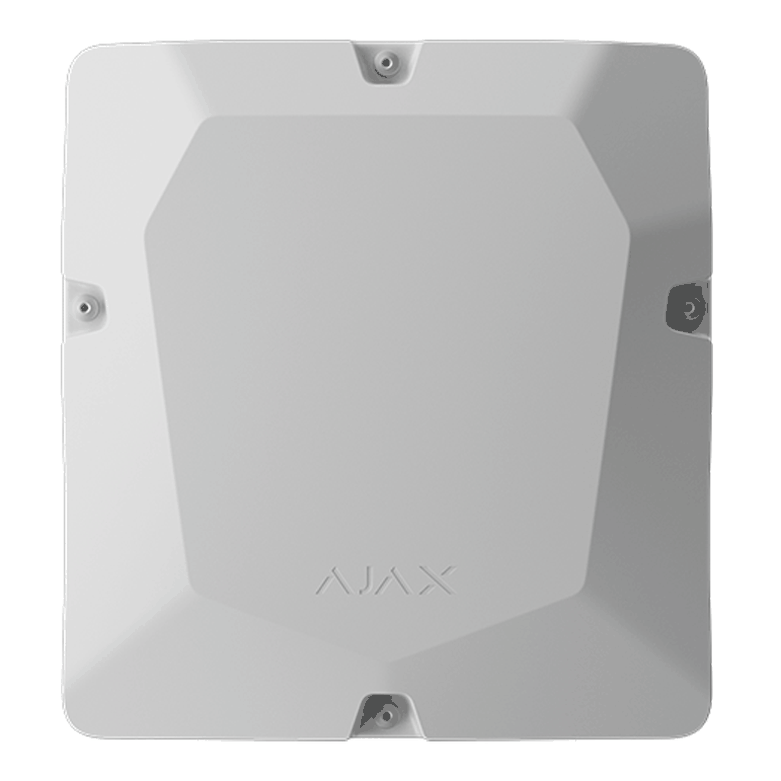 AJAX - CASE D (430) WHITE Κουτί διακλάδωσης οκτώ θέσεων και για δύο μπαταρίες (έως 18Ah), για ασφαλή ενσύρματη σύνδεση συσκευών Ajax Fibra, σε λευκό χρώμα - Εικόνα 2