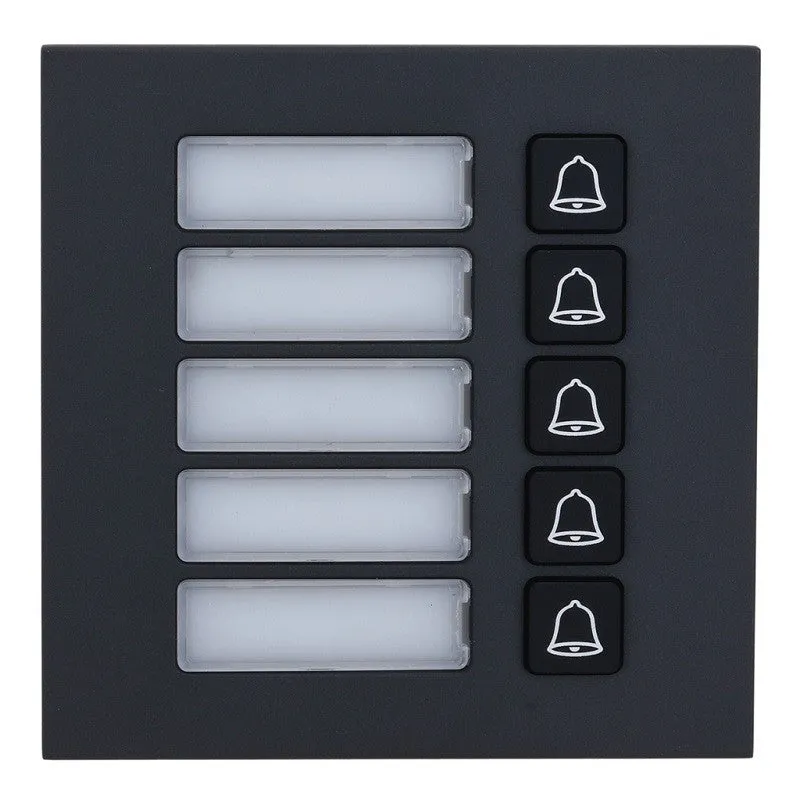 DAHUA - VTO4202FB-MB5 Eπέκταση 5 κλήσεων. Χρώμα Μαύρο - Εικόνα 2 από 2